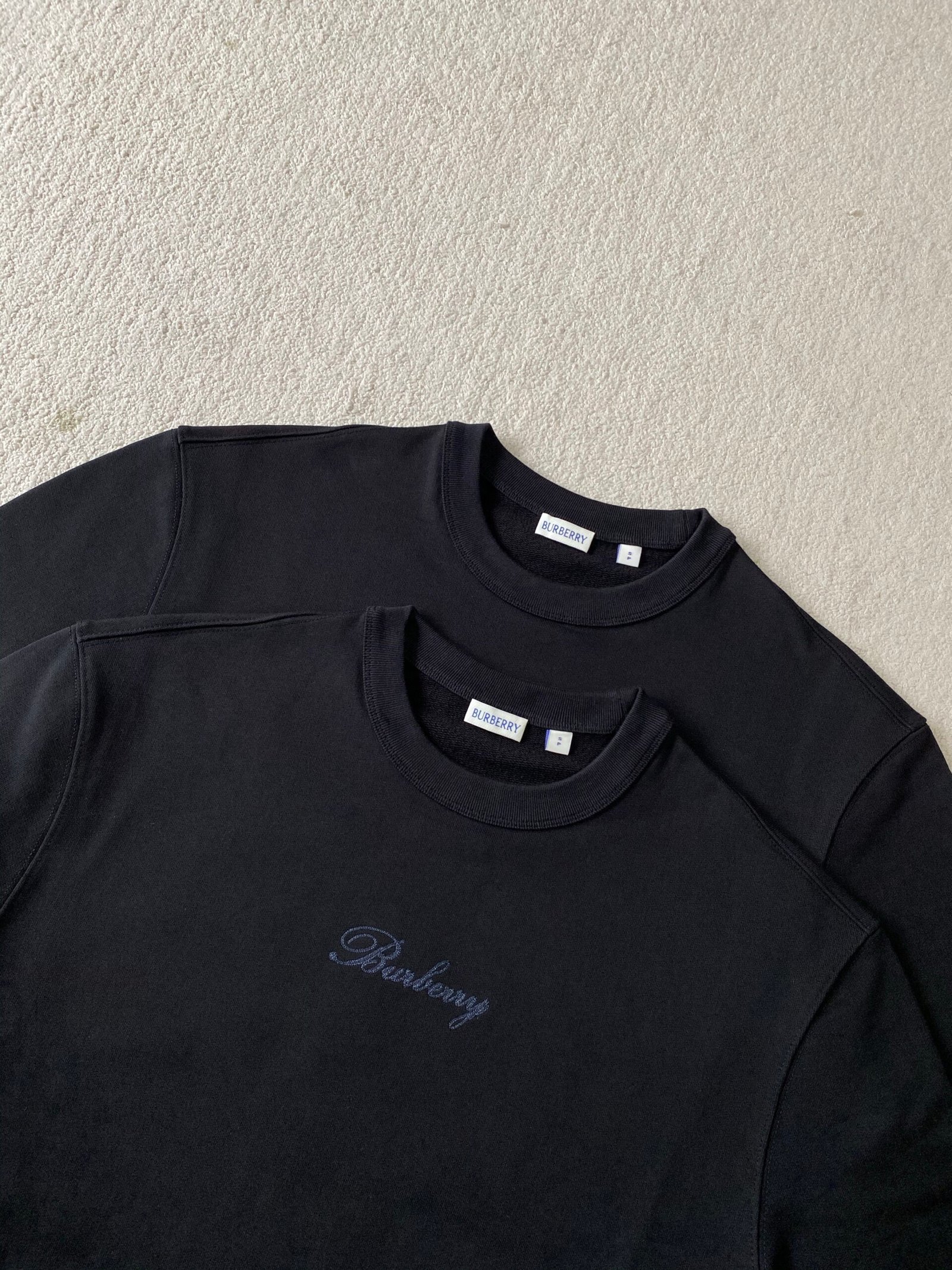 Burberry check pattern crew neck short sleeve shirt 110705 - Image 3