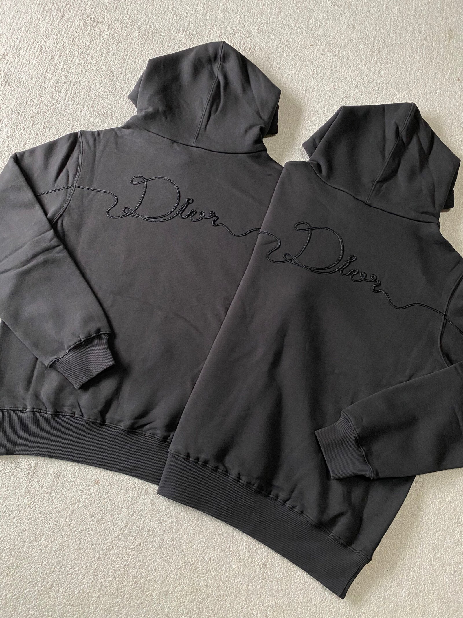 Dior CD Icon Hooded Sweatshirt Black 111001 - Image 6