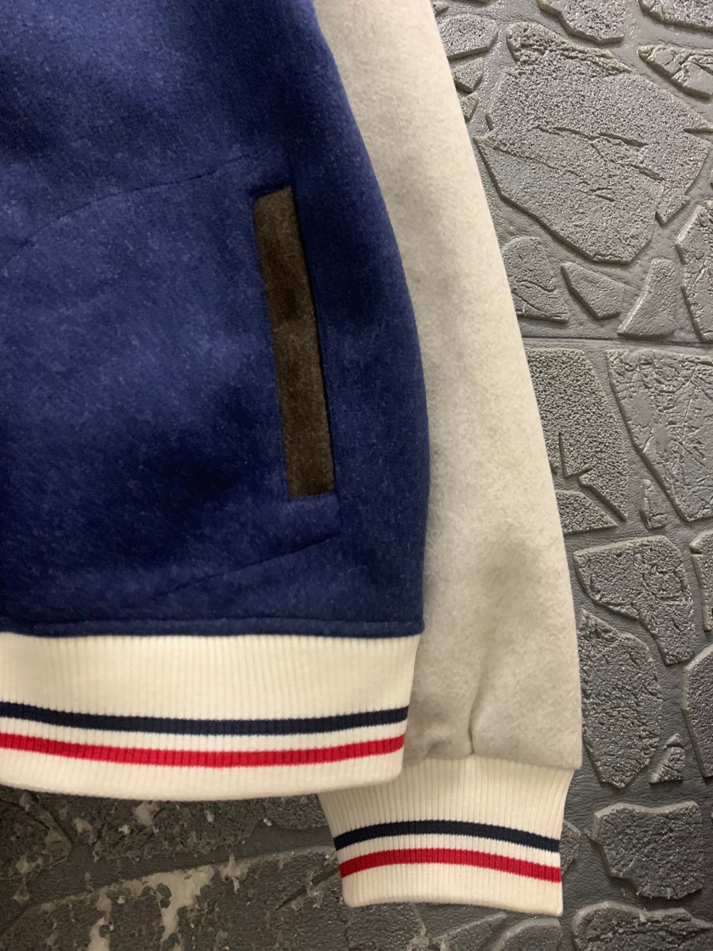 Thom Browne color-blocked baseball jacket 111002 - Image 6