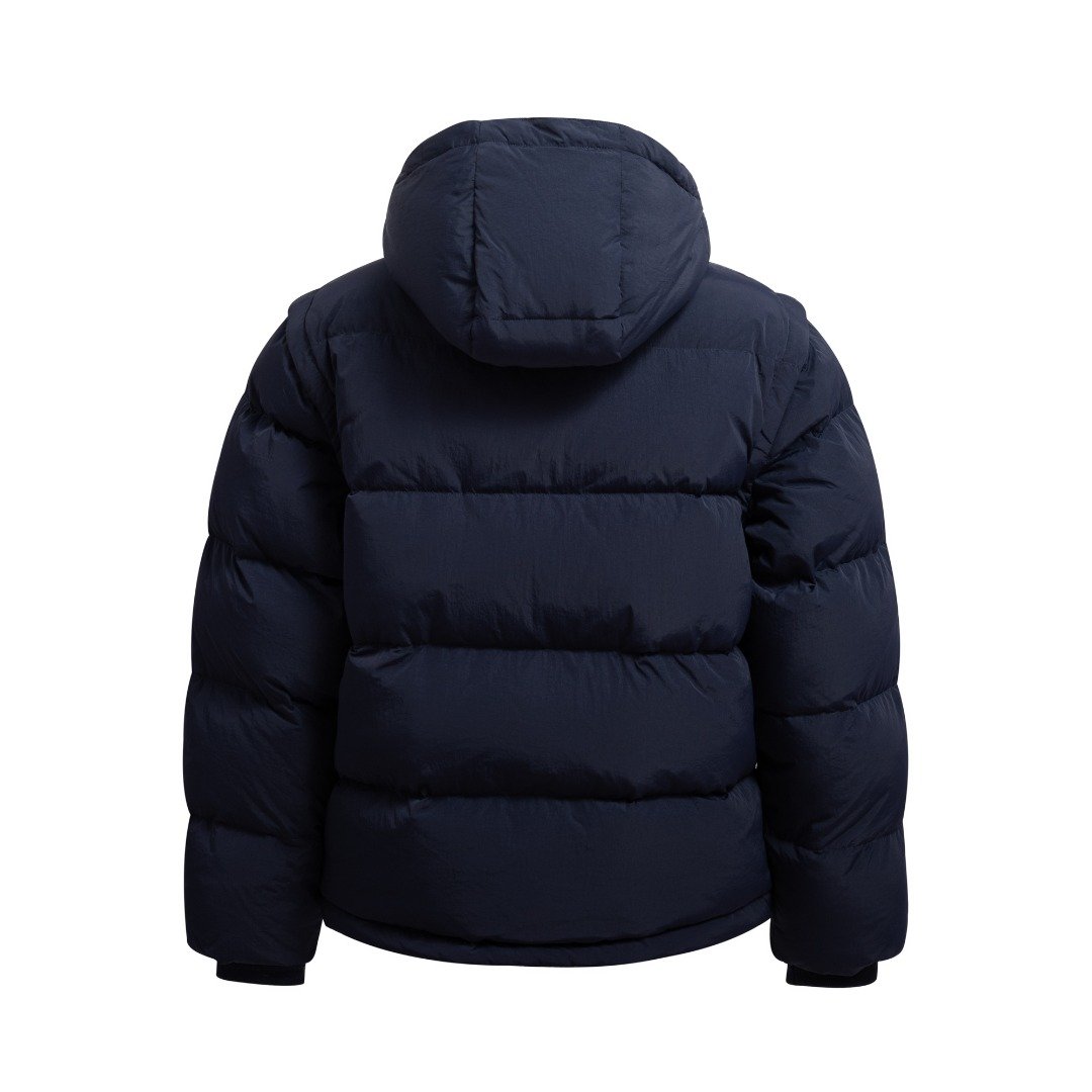 Burberry Navy Blue Nylon Down Jacket 111104 - Image 3