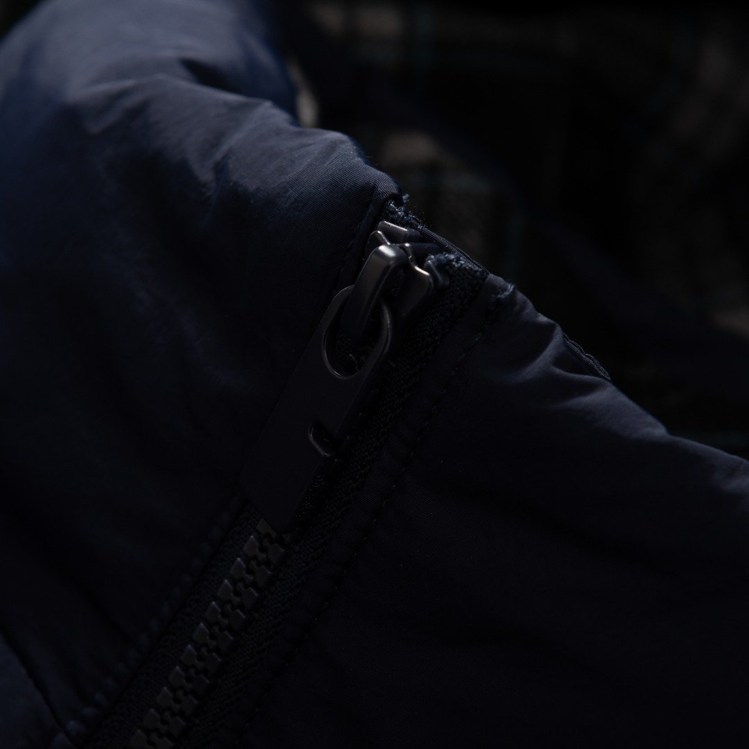 Burberry Navy Blue Nylon Down Jacket 111104 - Image 4