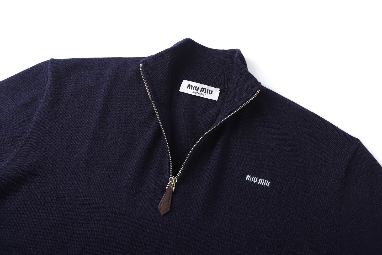 Miu Miu Technical Yarn Zipper Cardigan 111202 - Image 4