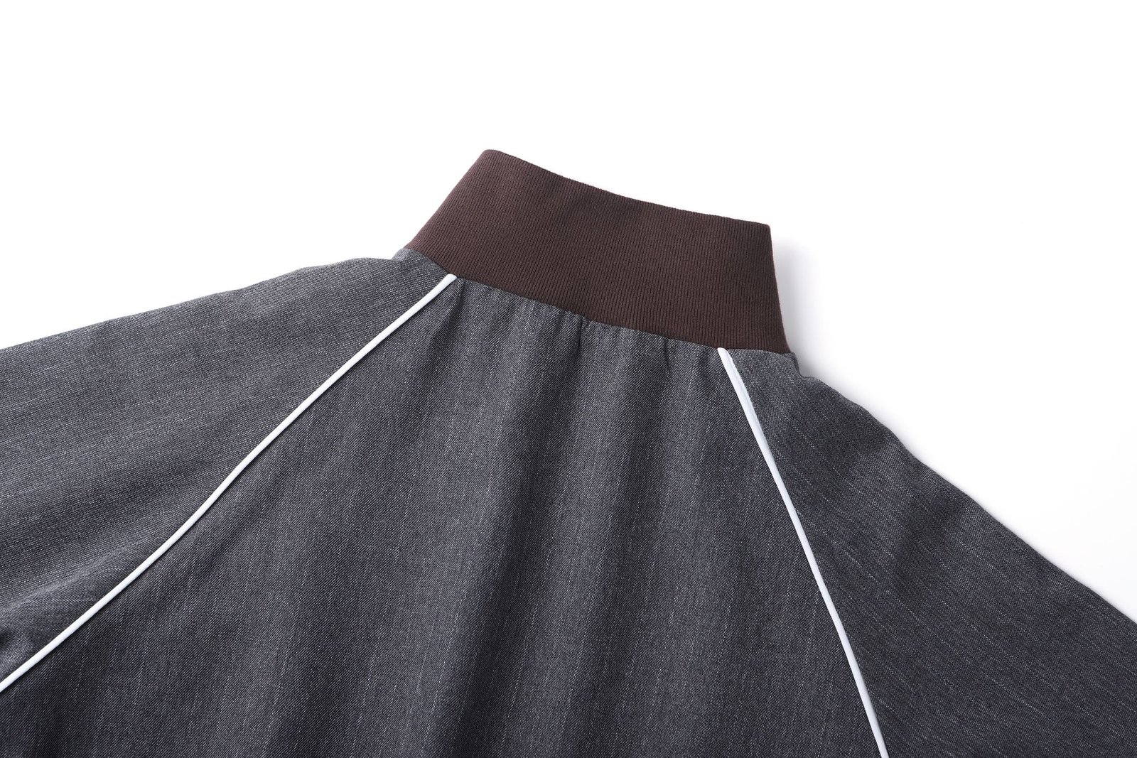 Miu Miu Logo Pinstripe Virgin Wool Track Jacket 111203 - Image 5