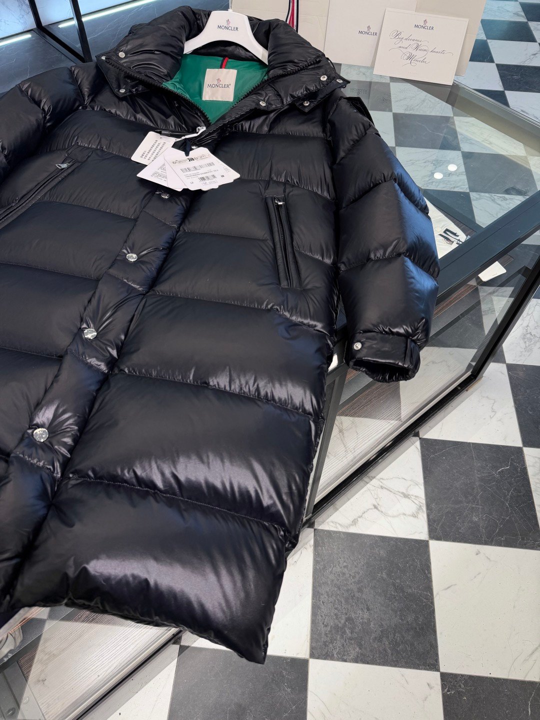Moncler Long-Sleeved Down Jacket 111206 - Image 7