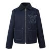 Louis Vuitton Wintery Workwear Denim Jacket 111309