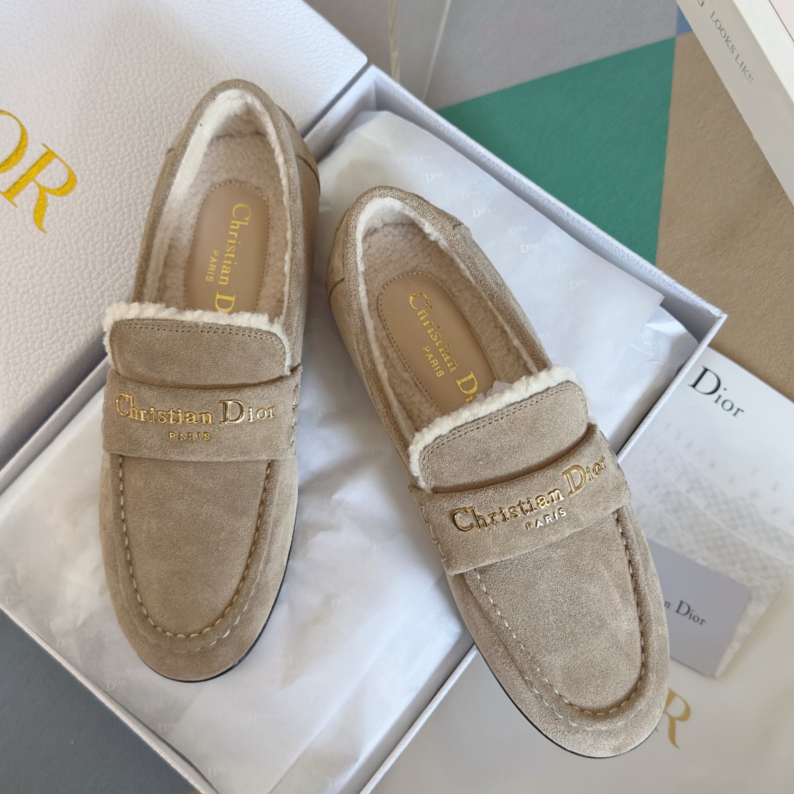 Dior Mule Suede Goatskin L111402 - Image 5