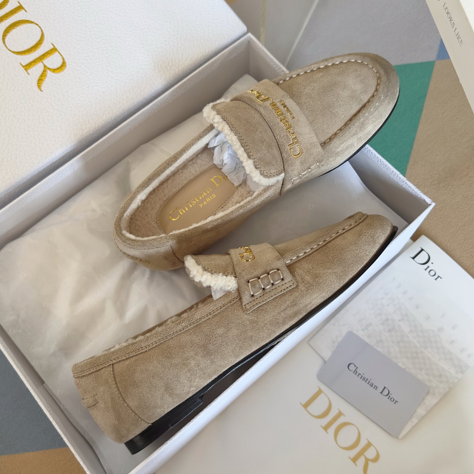 Dior Mule Suede Goatskin L111402 - Image 6