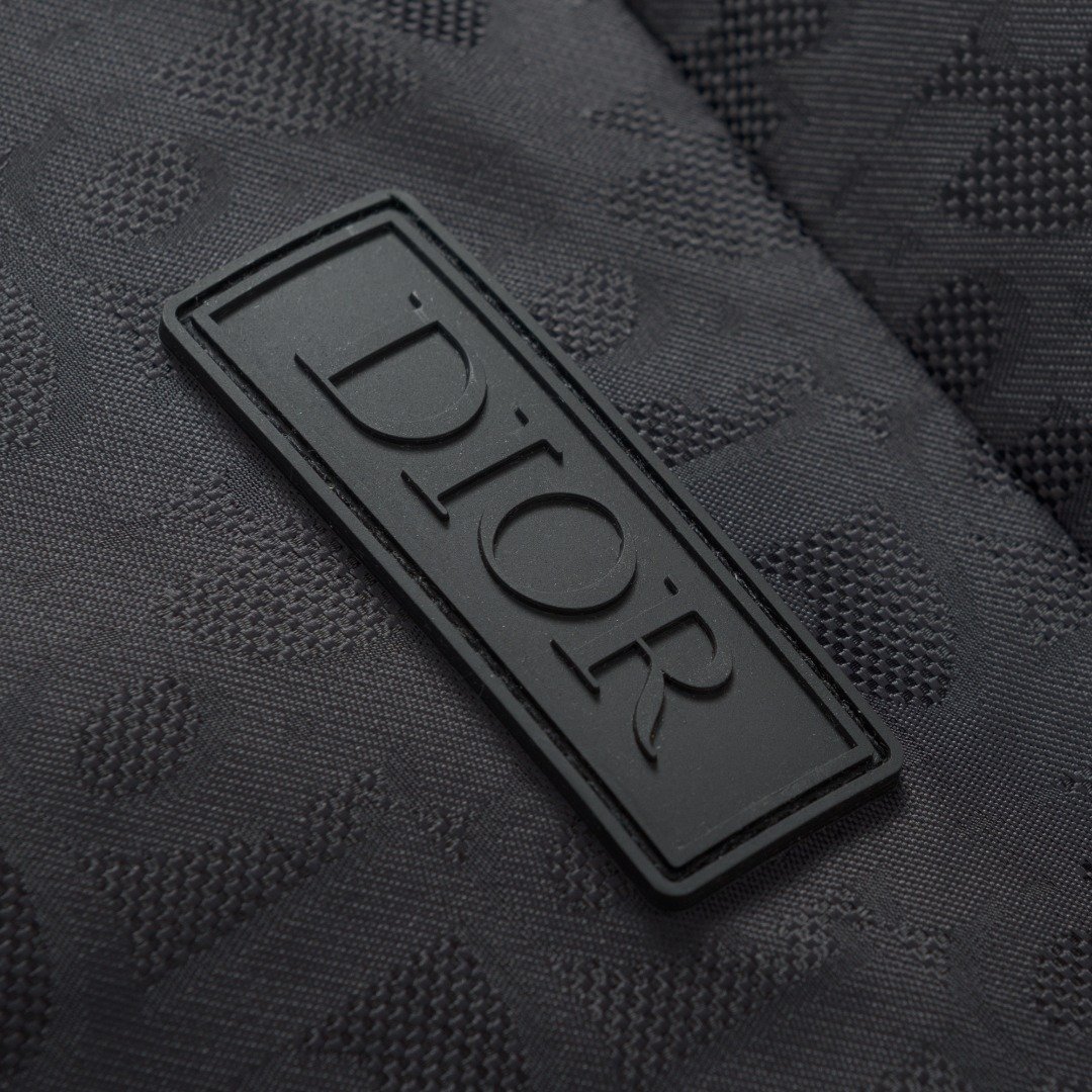 Dior Oblique Puffer Jacket Black Technical Jacquard 111506 - Image 5