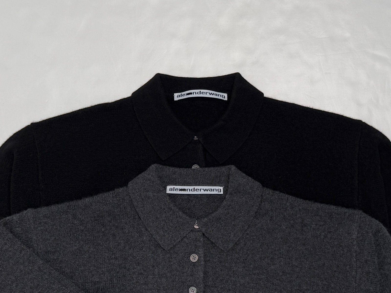 Alexander Wang Long-Sleeve Polo Shirt D111704 - Image 6