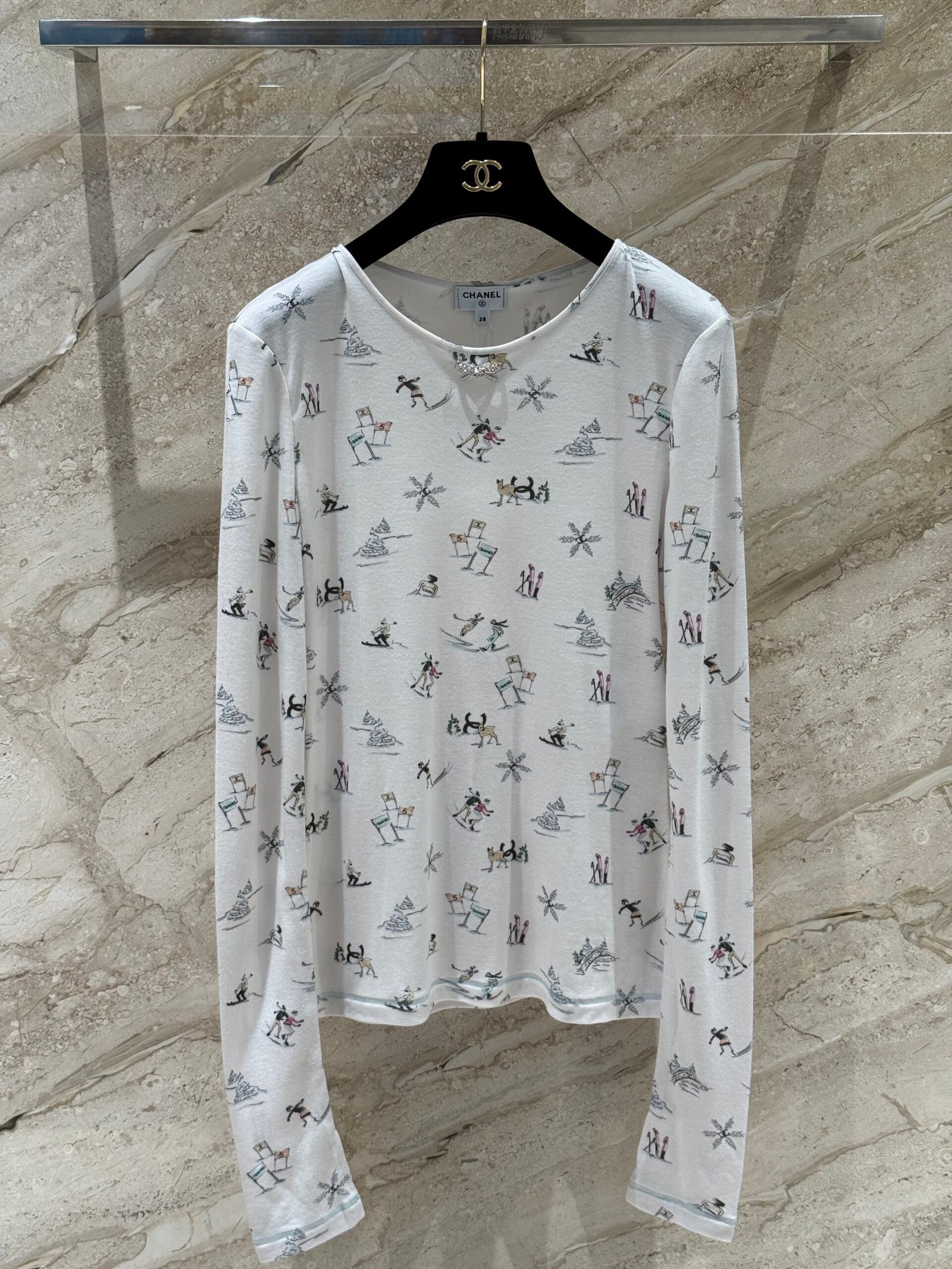 CHANEL Long-sleeved top D111807