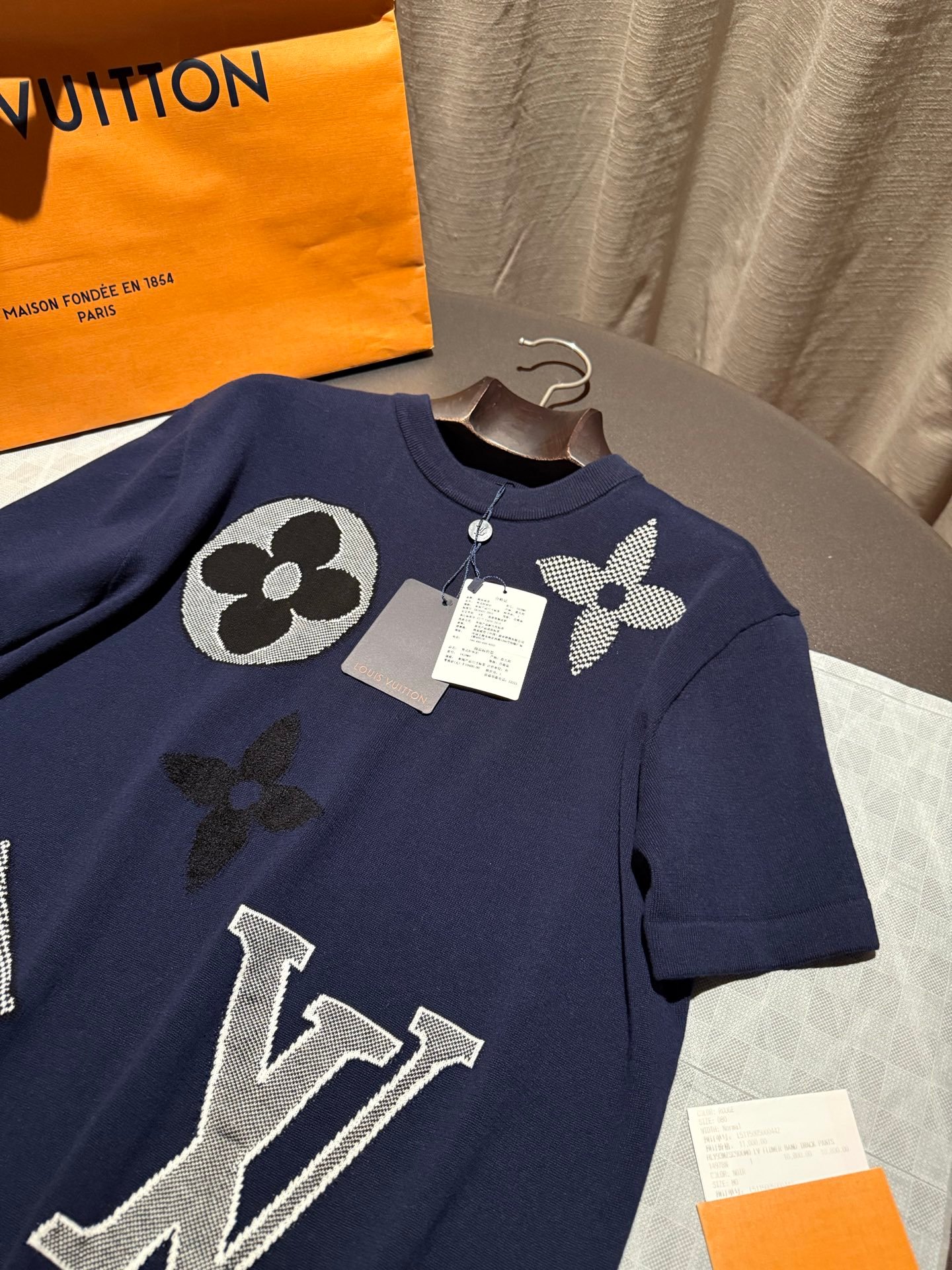 Louis Vuitton Monogram Short-Sleeved Knitted Crewneck 111903 - Image 3