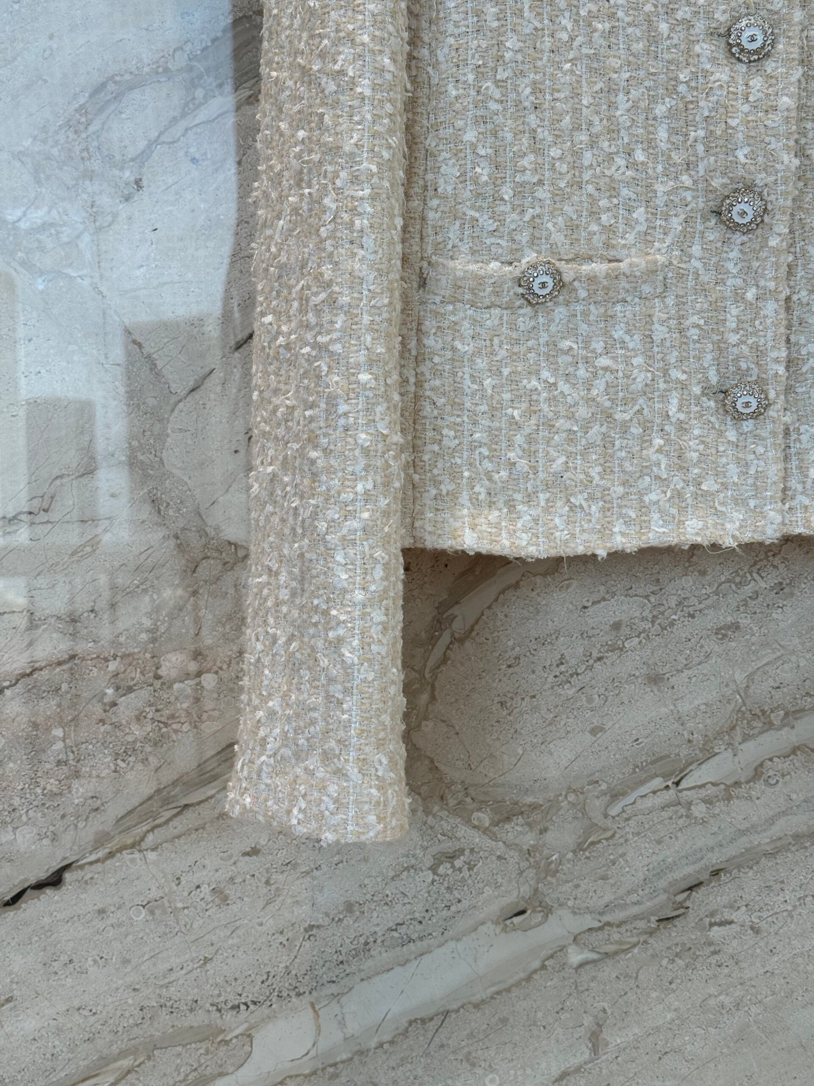 Chanel tweed coat D111906 - Image 6