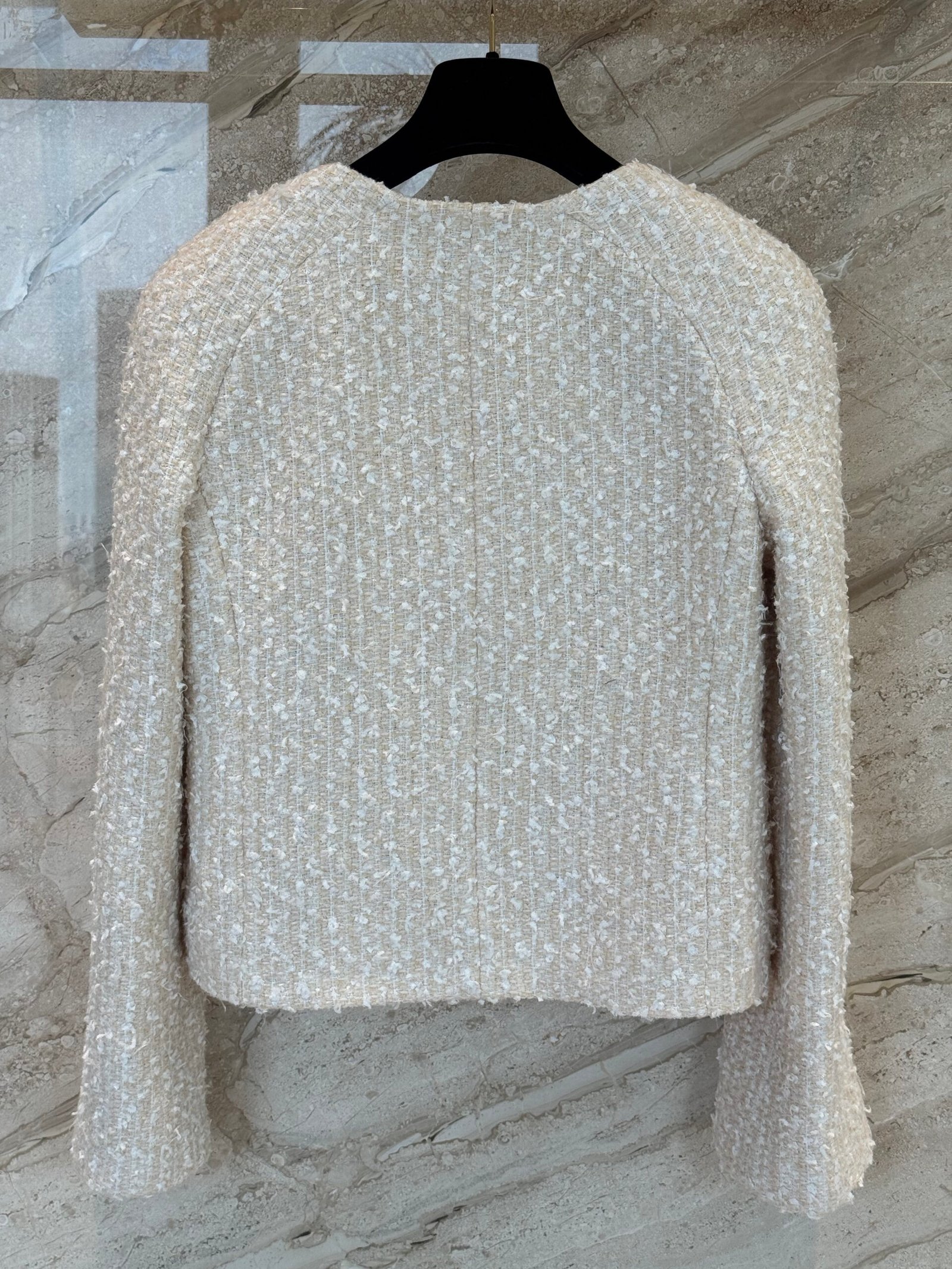 Chanel tweed coat D111906 - Image 3