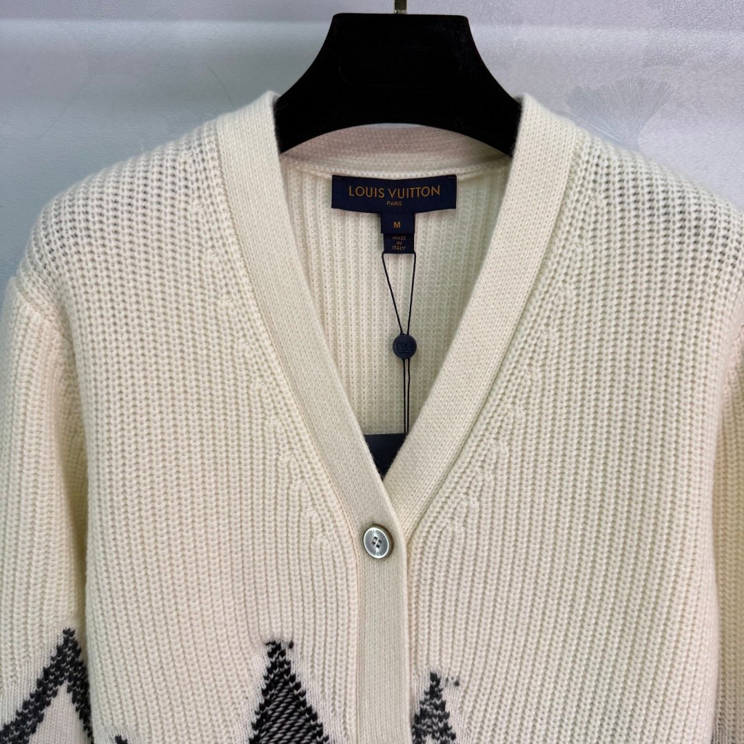 Louis Vuitton Graphic Knitted Cardigan D112004 - Image 9