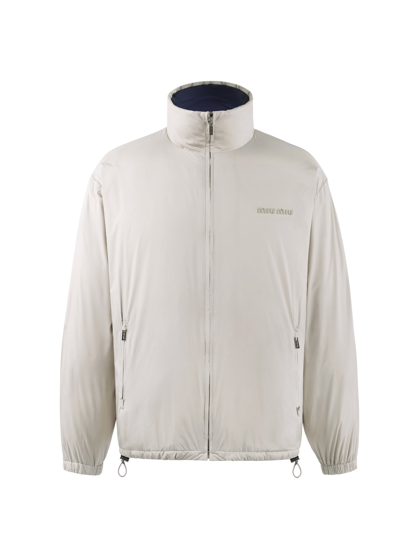 Miu Miu Technical Pongé Cropped Down Jacket 112002 - Image 5