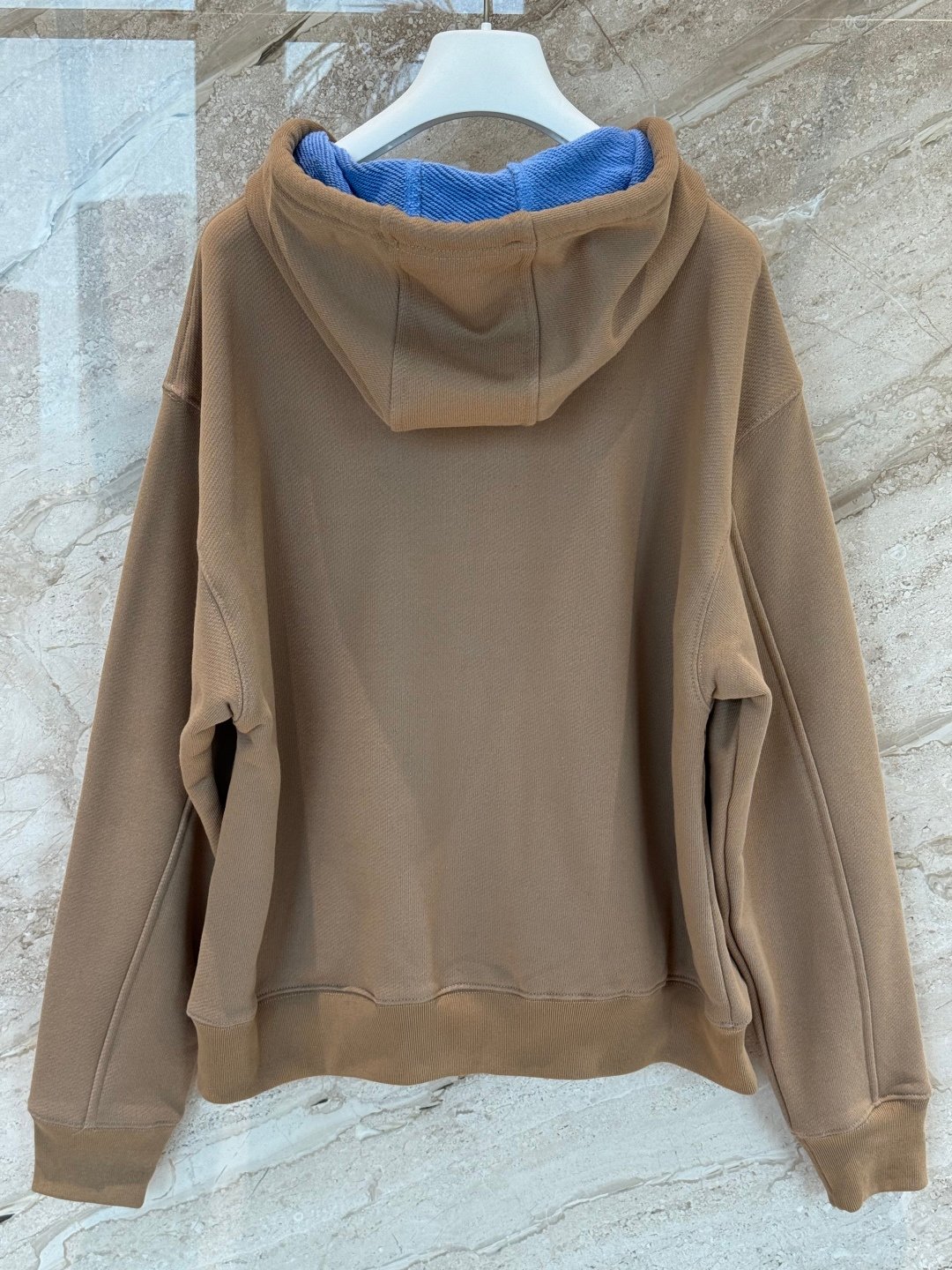 Loewe brown zipper hooded sweatshirt D112103 - Image 5