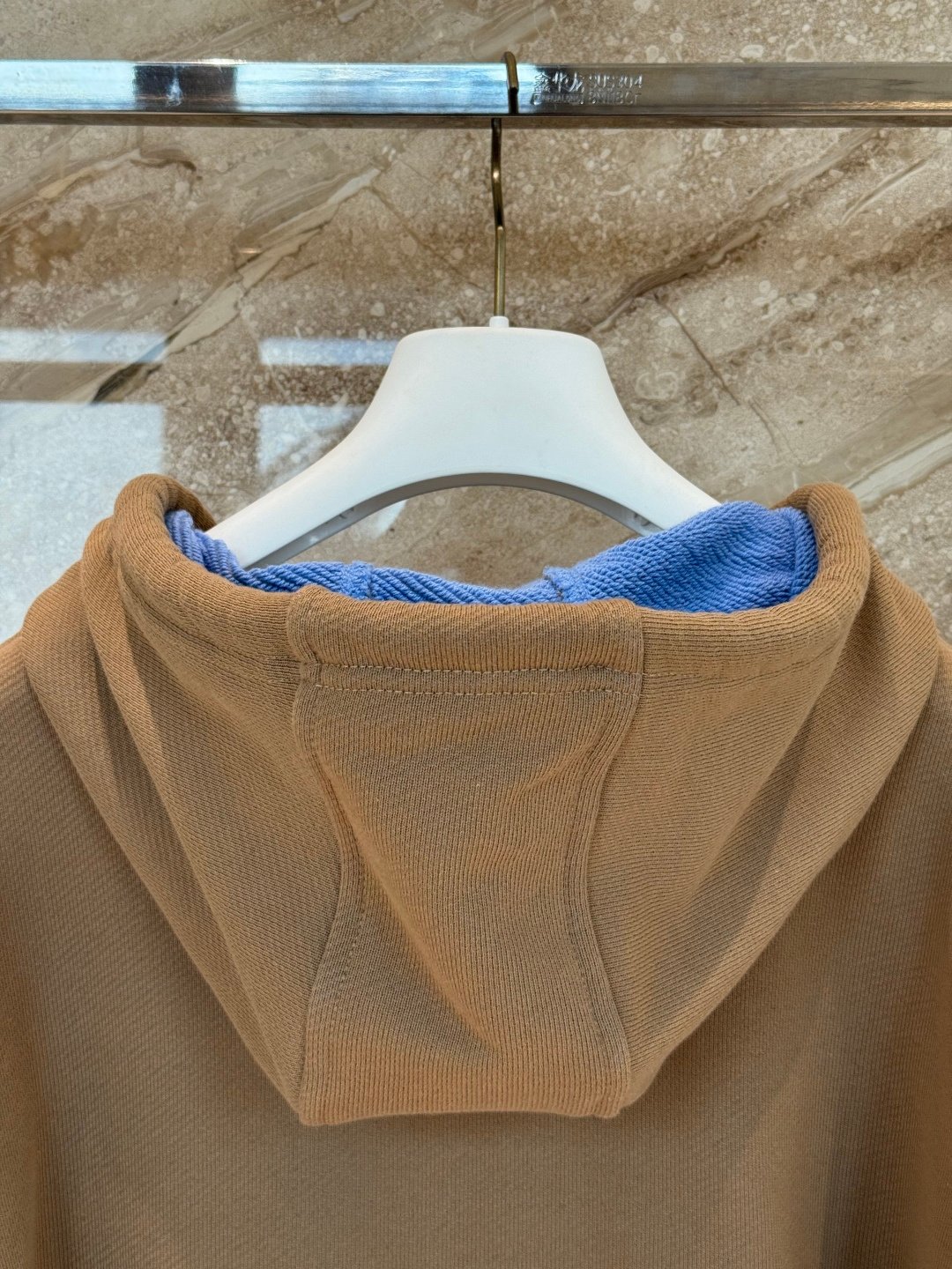 Loewe brown zipper hooded sweatshirt D112103 - Image 6