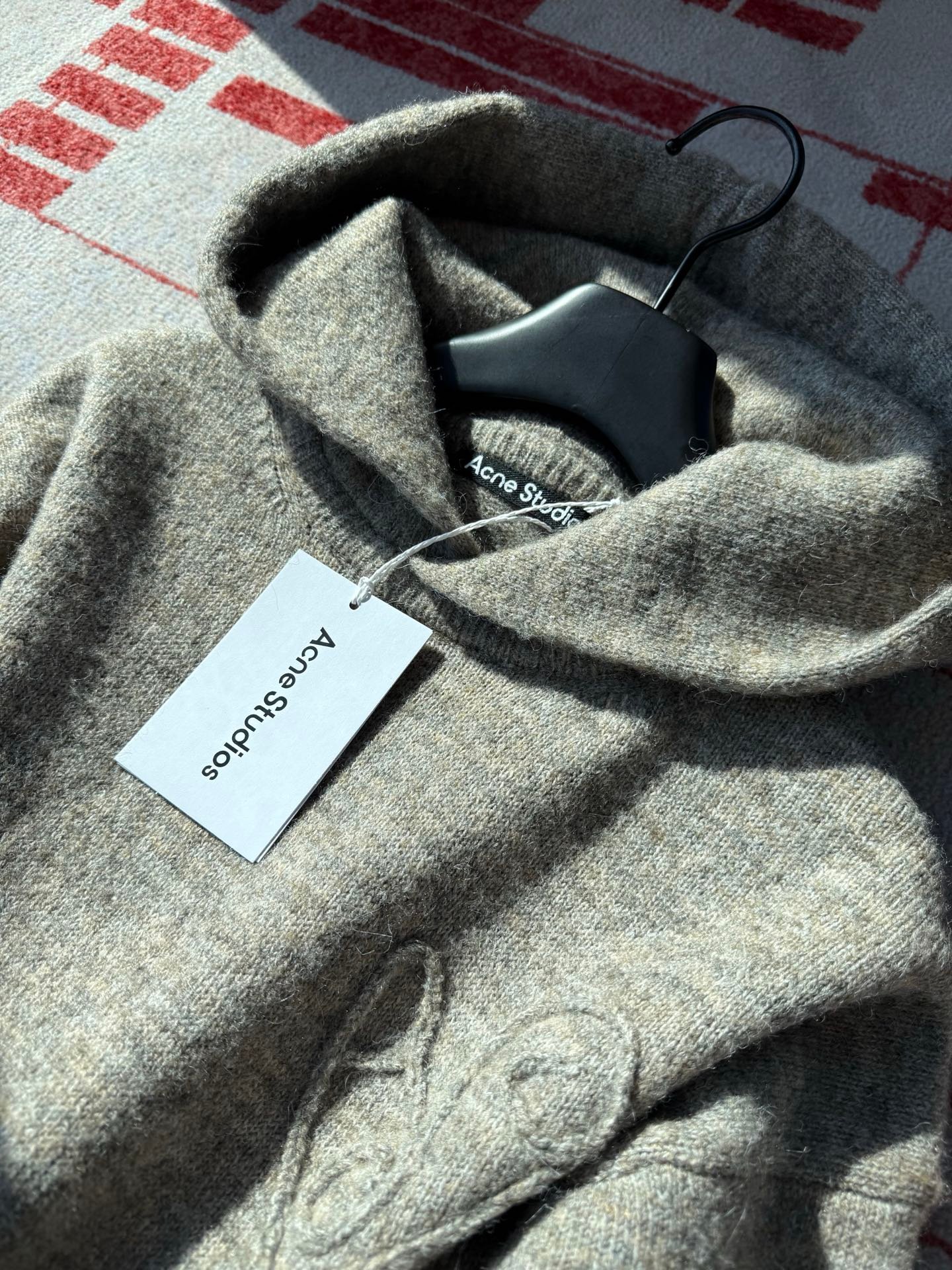 Acne Studios - Layered wool hoodie D112108 - Image 4