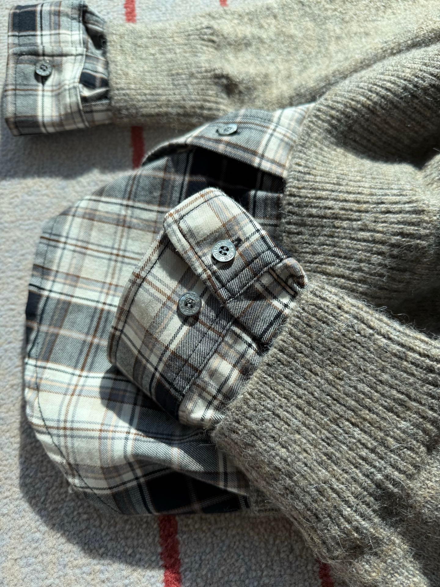 Acne Studios - Layered wool hoodie D112108 - Image 6