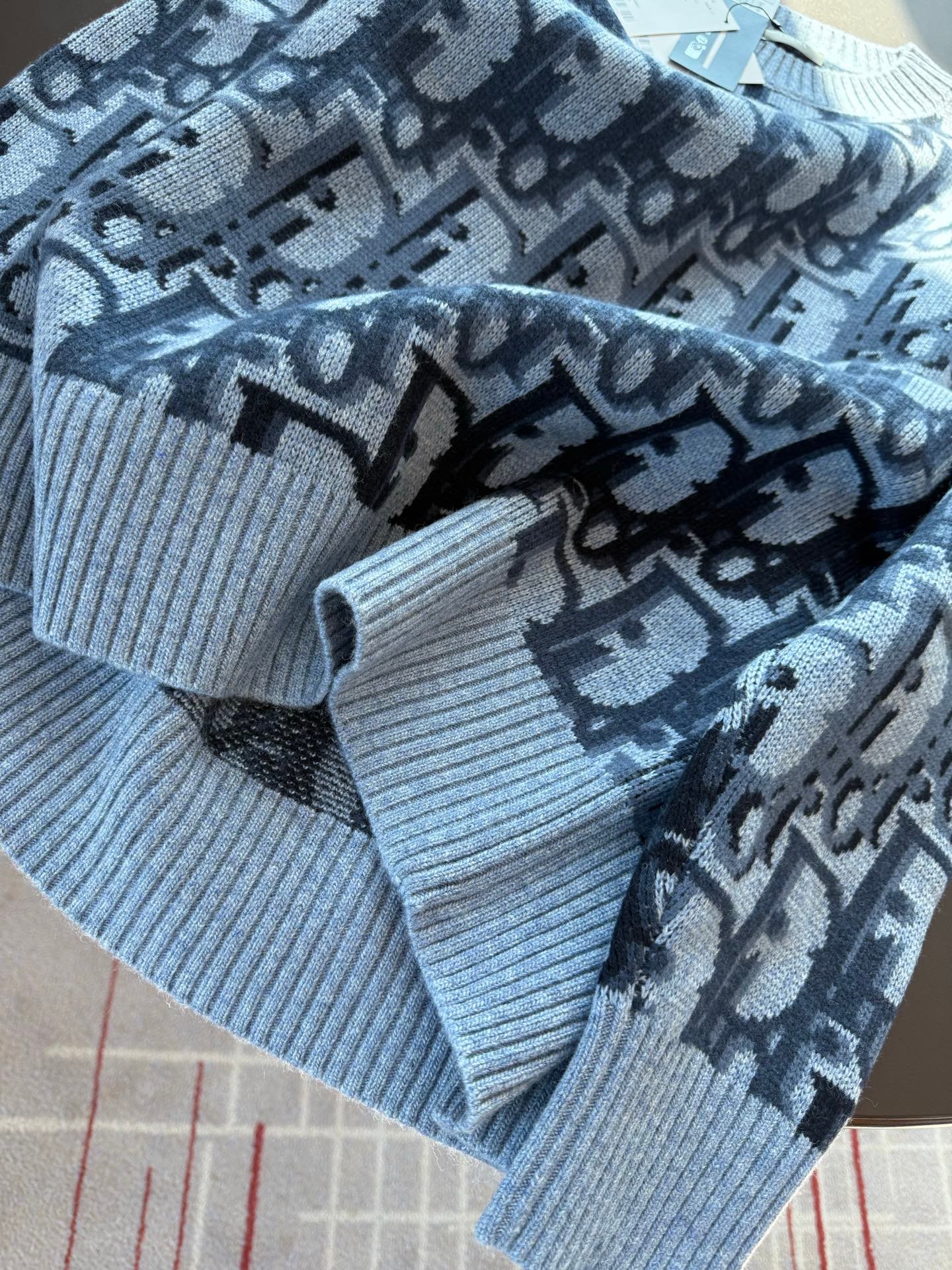 Dior Oblique Sweater Wool Jacquard D112109 - Image 5