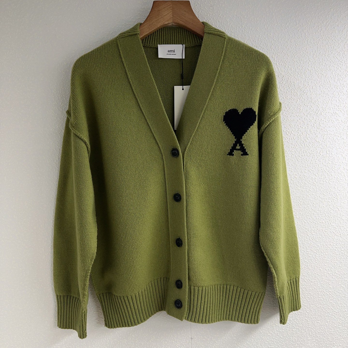 Ami Paris Ami De Coeur bronze cardigan D112201 - Image 2