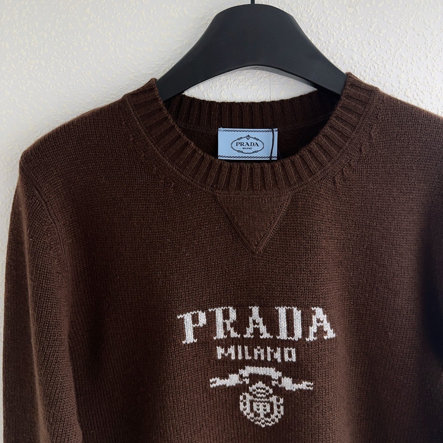 Prada wool and cashmere crewneck sweater D112202 - Image 4