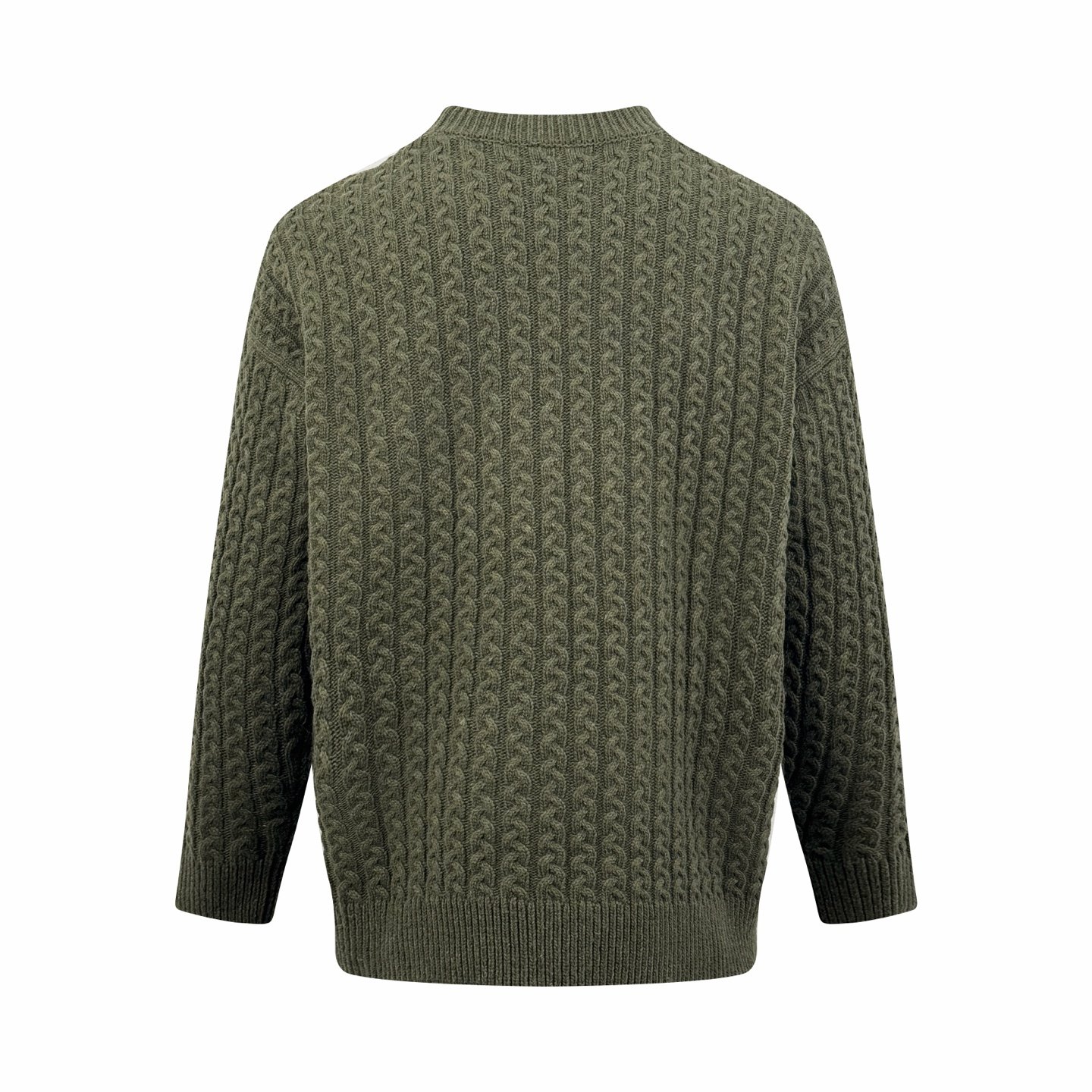 Loewe Anagram-crochet cabled-wool sweater 112204 - Image 3