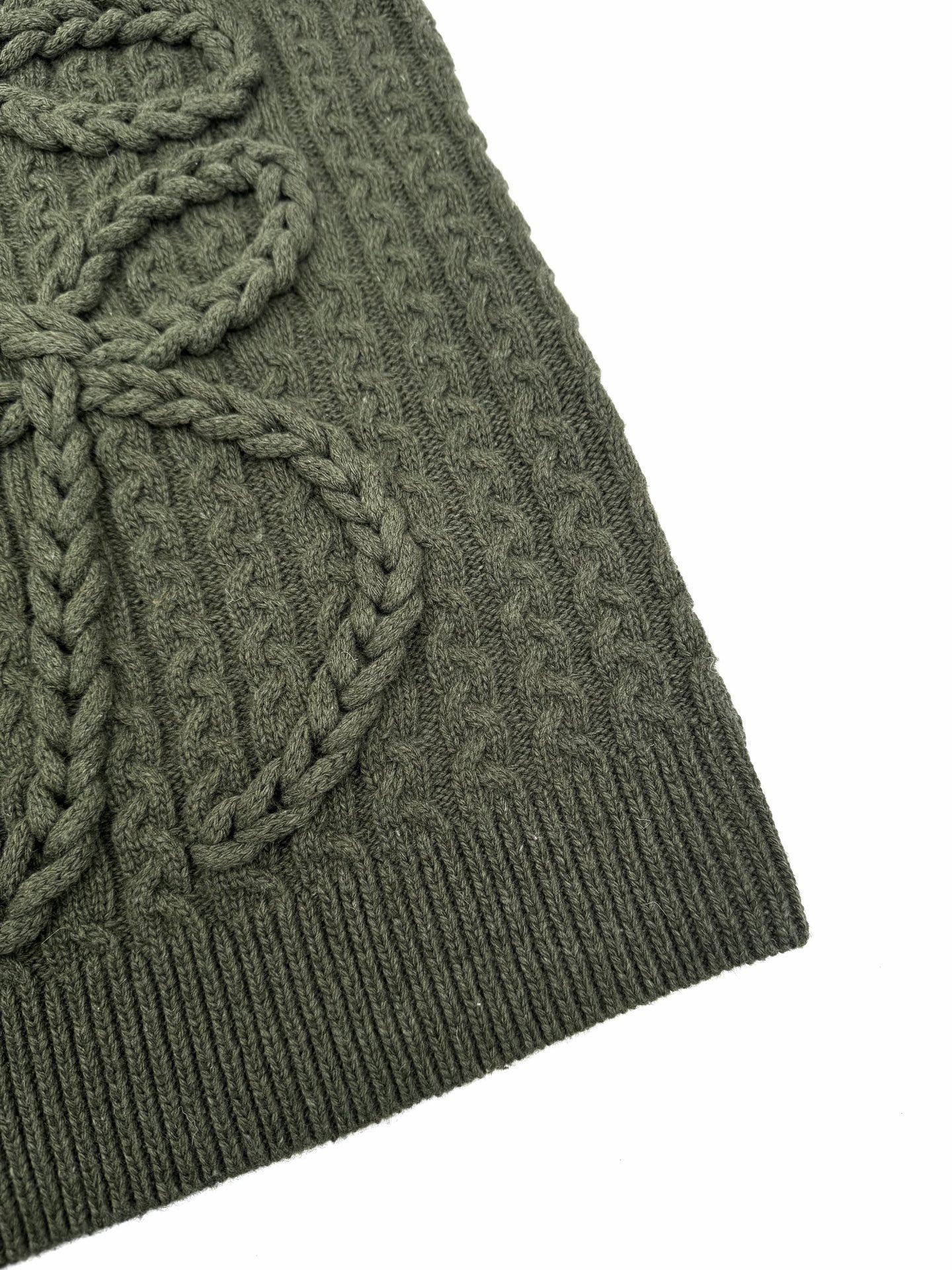 Loewe Anagram-crochet cabled-wool sweater 112204 - Image 6