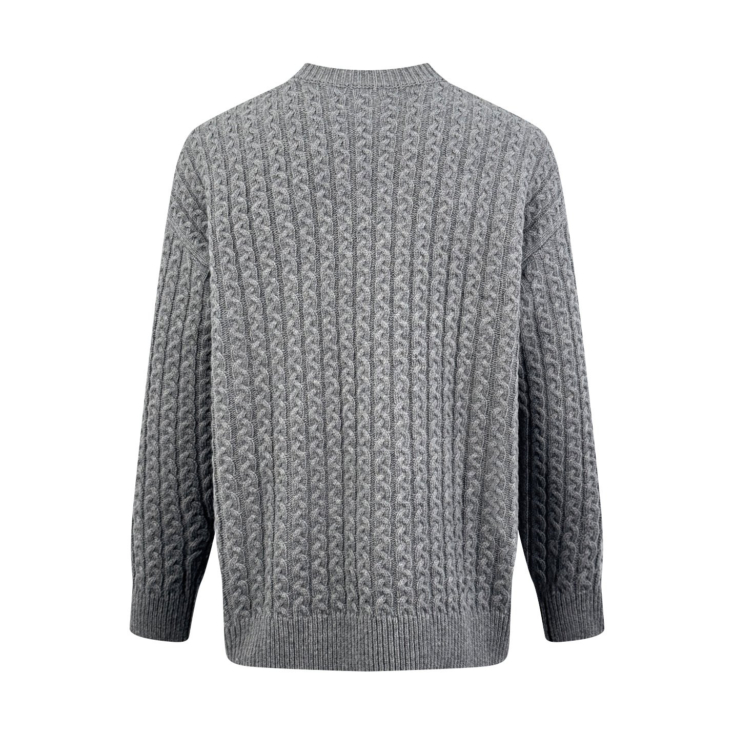 Loewe Anagram-crochet cabled-wool sweater 112204 - Image 8