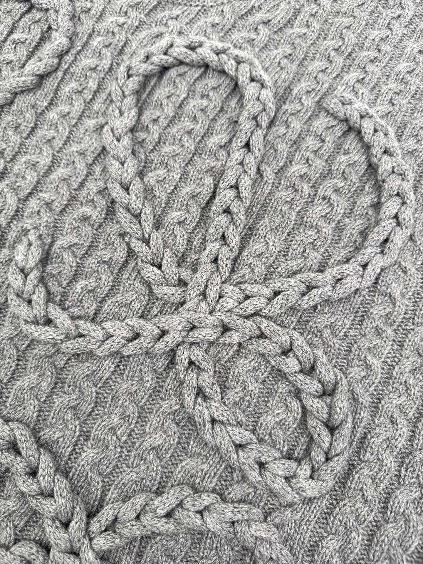 Loewe Anagram-crochet cabled-wool sweater 112204 - Image 11