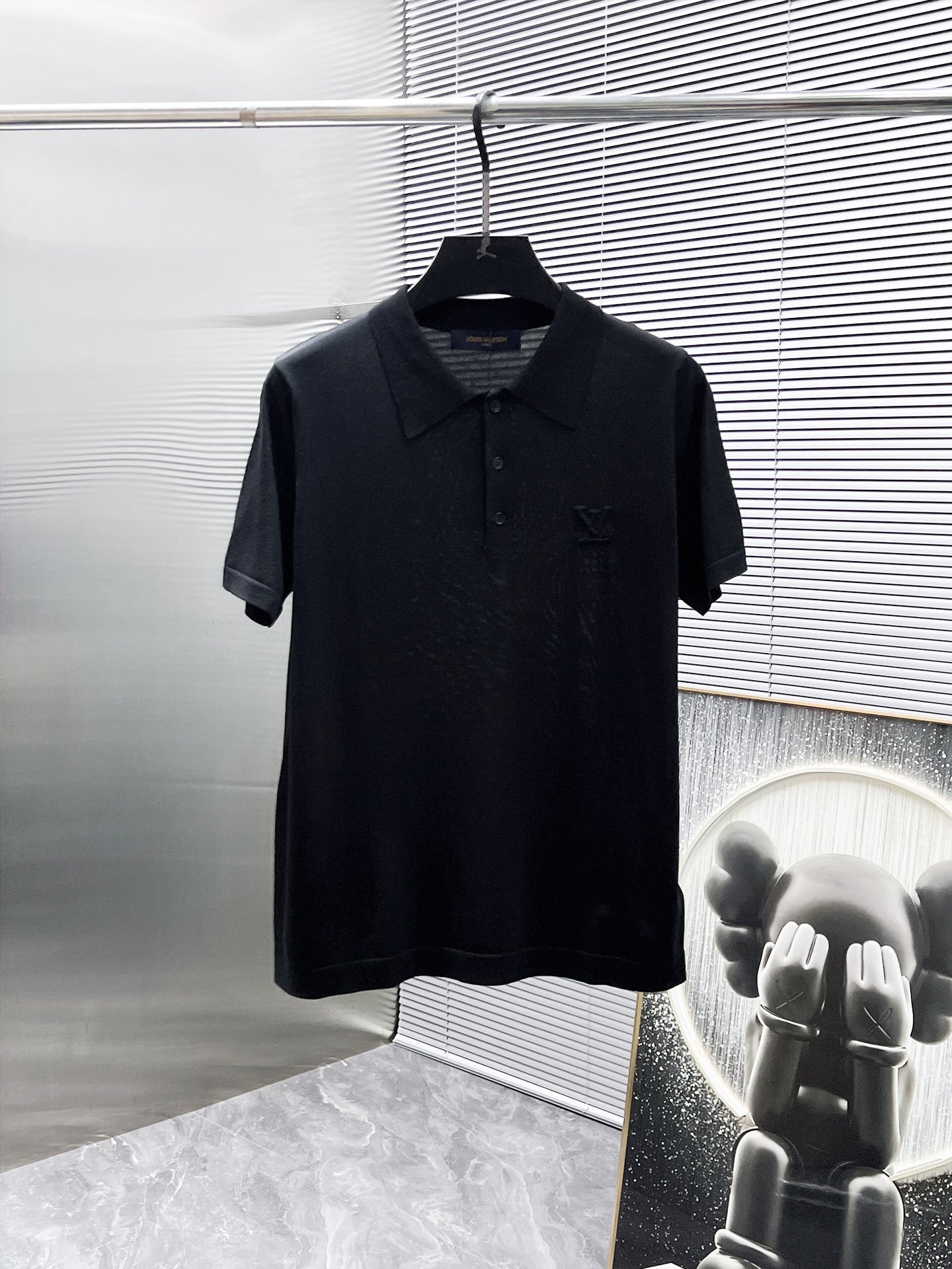 Louis Vuitton Cashmere And Cotton Blend Short-Sleeved Polo 112401