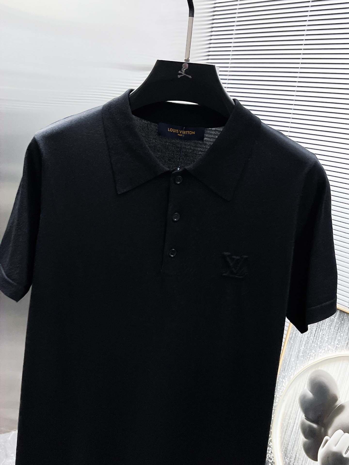 Louis Vuitton Cashmere And Cotton Blend Short-Sleeved Polo 112401 - Image 4