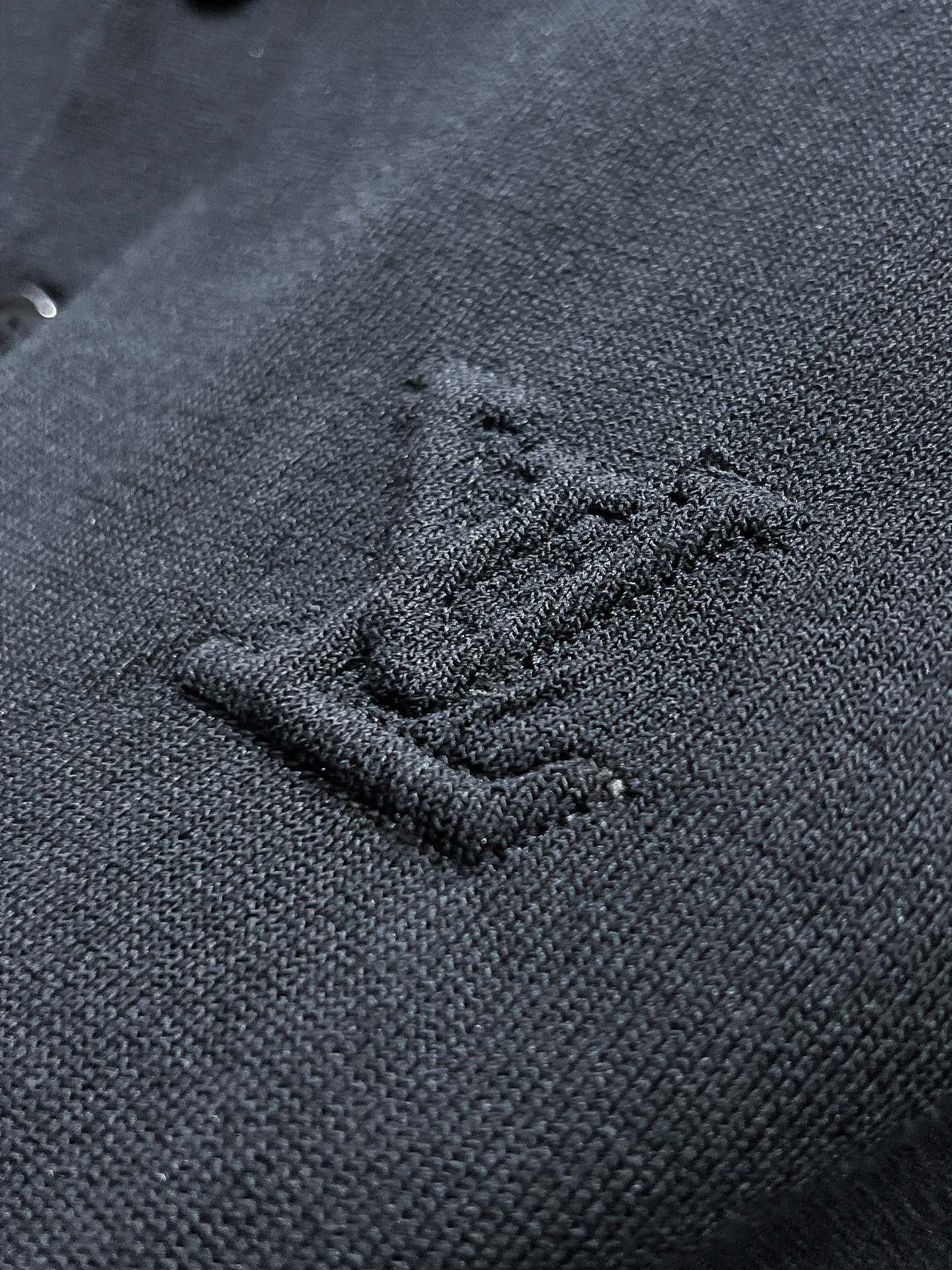 Louis Vuitton Cashmere And Cotton Blend Short-Sleeved Polo 112401 - Image 6