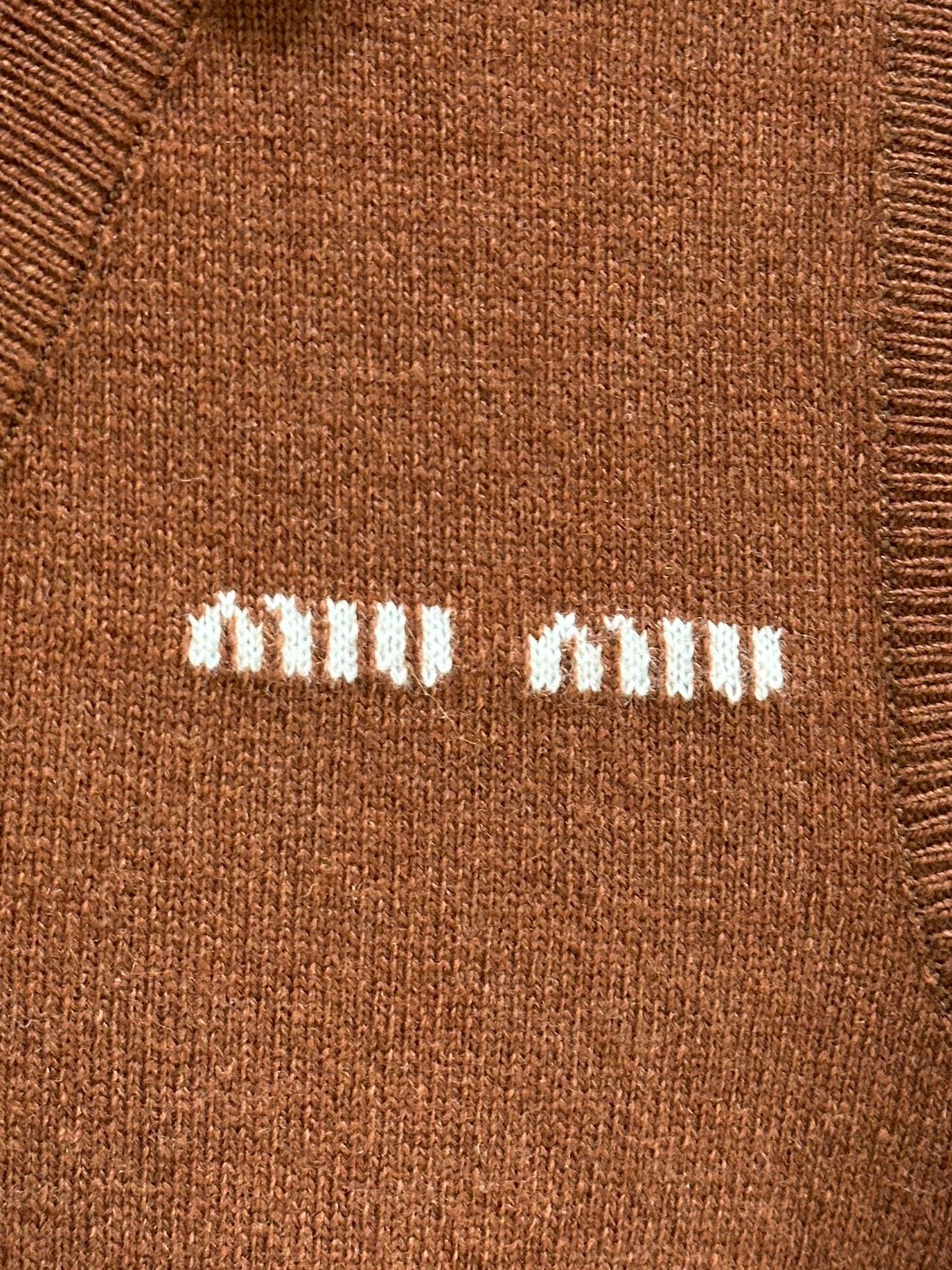 Miu Miu wool and cashmere blend layered polo shirt D112504 - Image 6