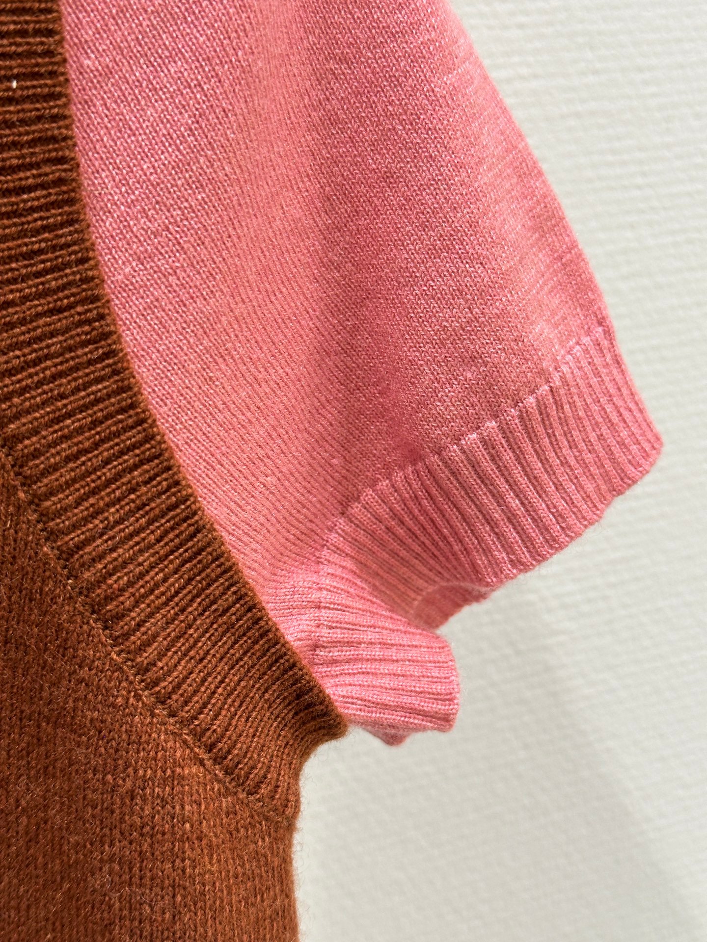 Miu Miu wool and cashmere blend layered polo shirt D112504 - Image 5