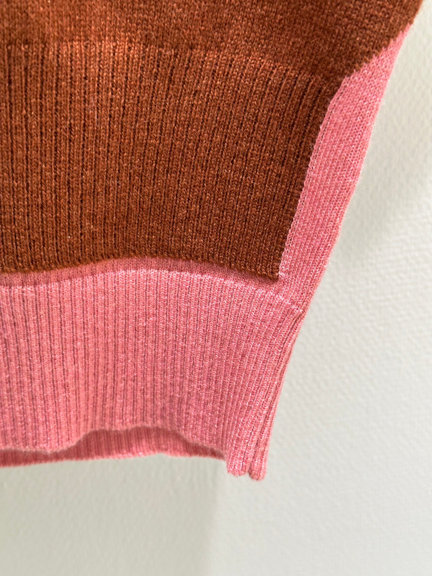 Miu Miu wool and cashmere blend layered polo shirt D112504 - Image 4