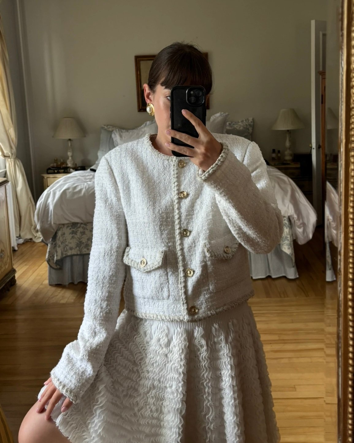 Chanel tweed short coat D112503 - Image 10