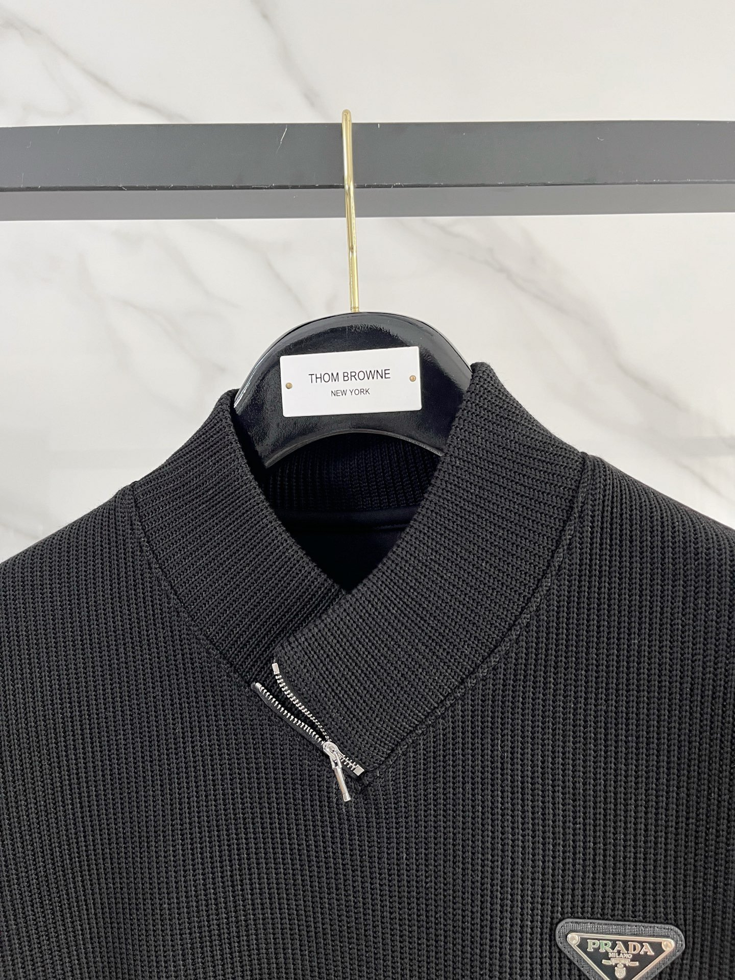 Prada pullover knit sweater 112602 - Image 8