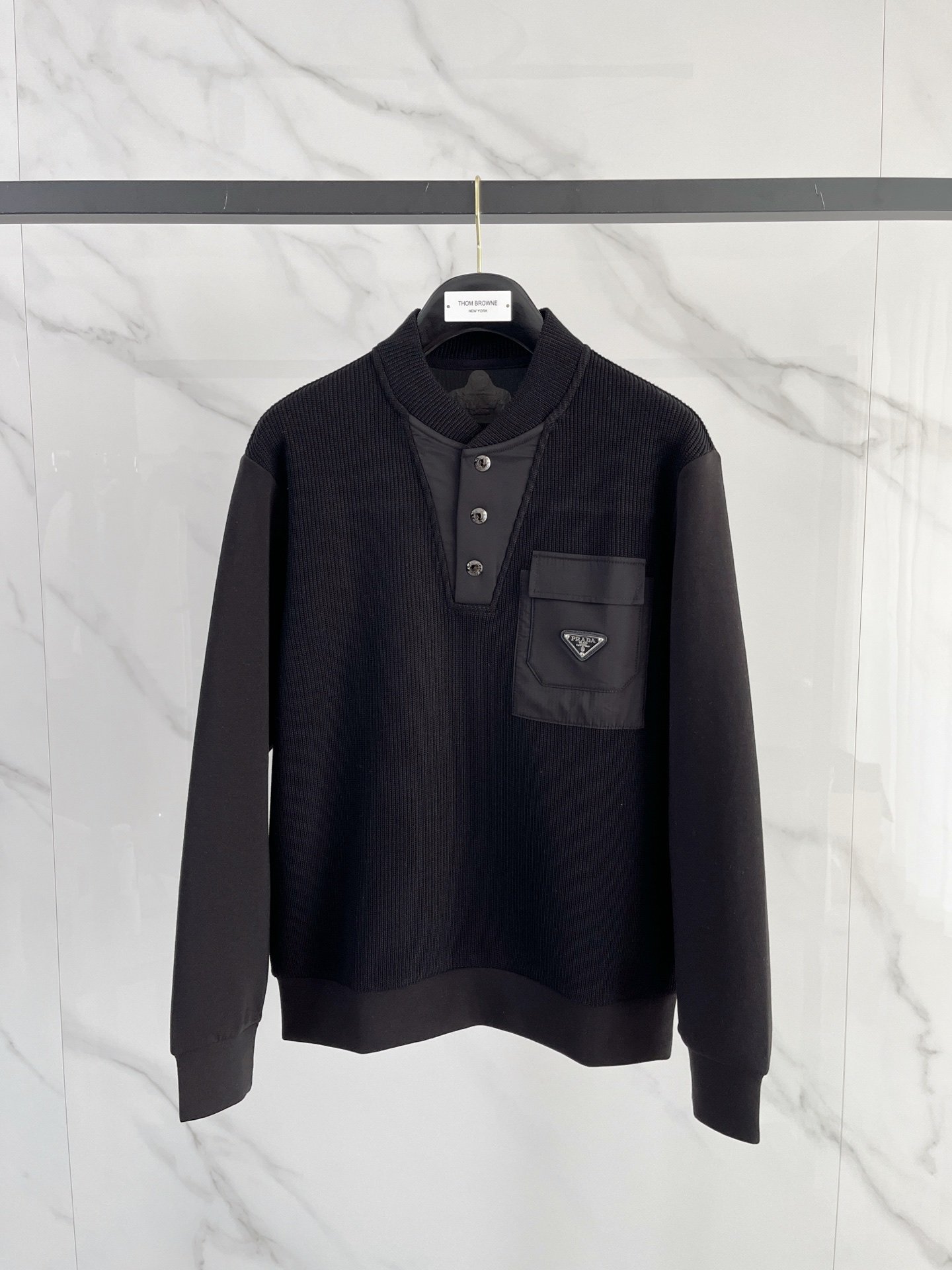 Prada pullover knit sweater 112604 - Image 2