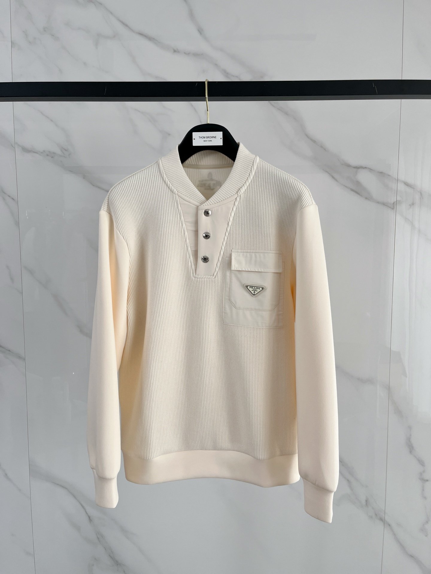 Prada pullover knit sweater 112604 - Image 8