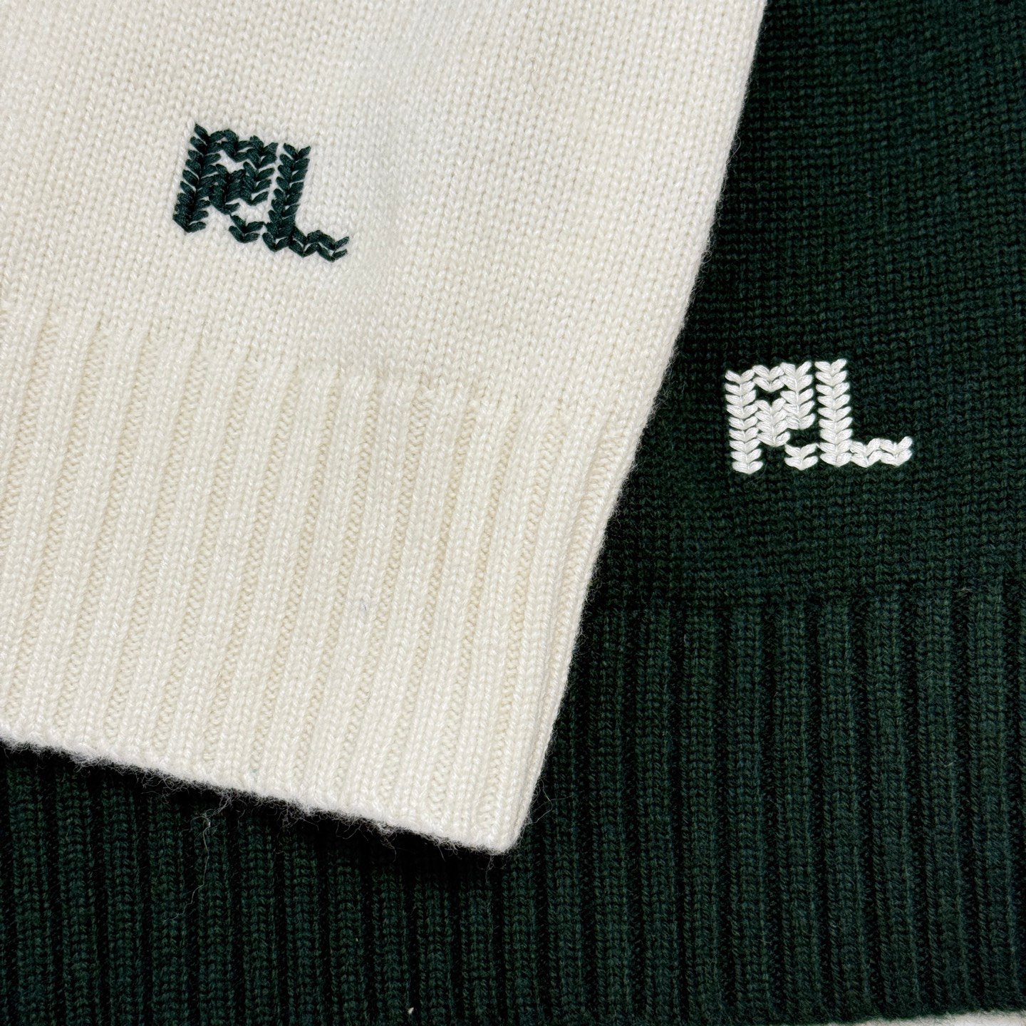 RL tennis patch beaded bear-shaped knitted sweater D112602 - Image 8