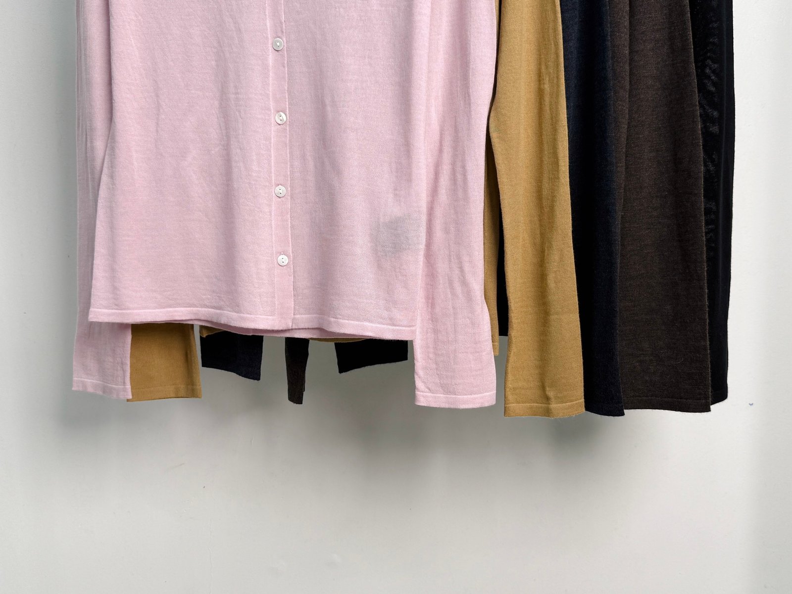 Theory Wool Polo Neck Knitted Cardigan D112610 - Image 8