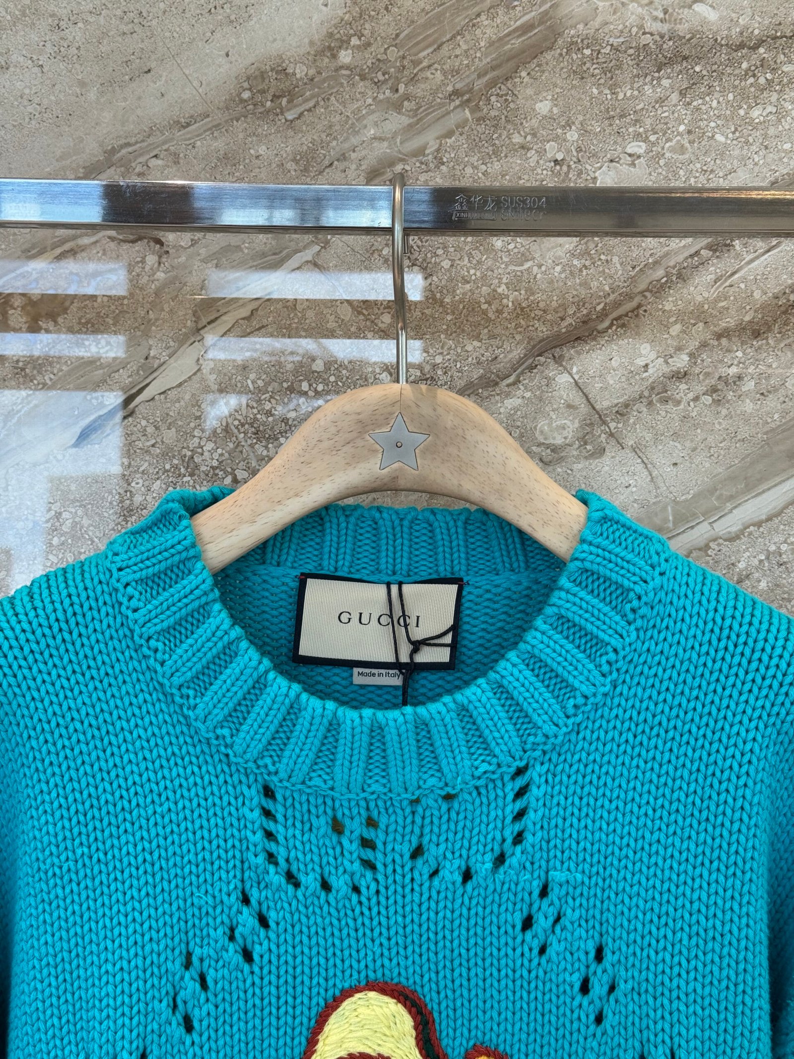 Gucci knit sweater with animal embroidery D112701 - Image 10