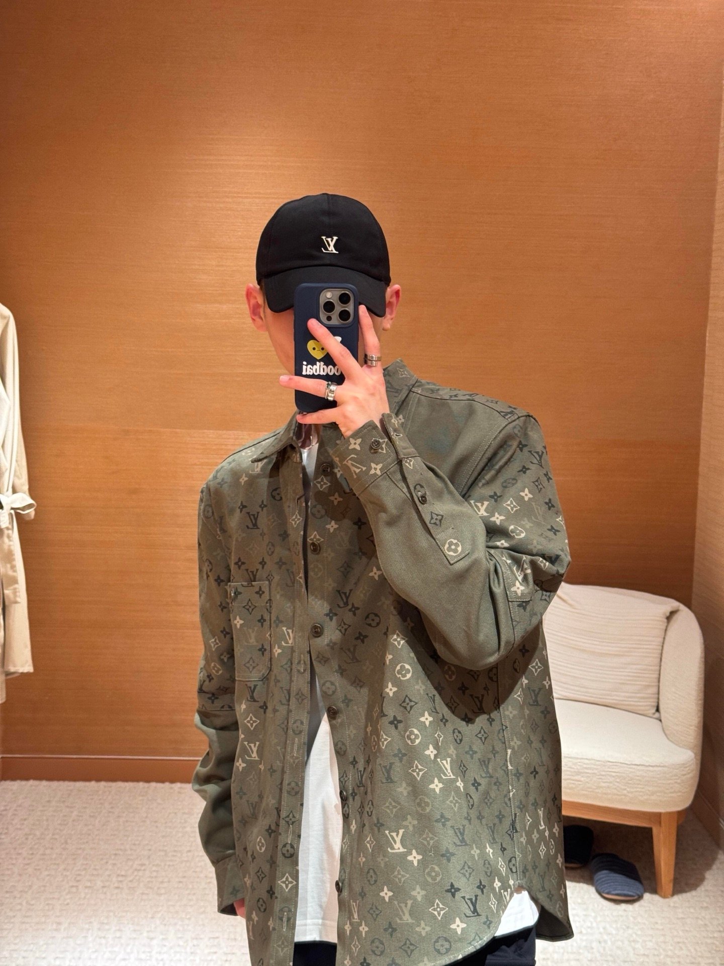 Louis Vuitton Monogram workwear shirt 112702 - Image 11