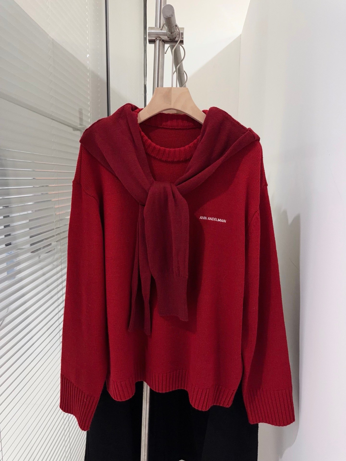 ANN ANDELMAN Hooded Pullover Sweater D112808 - Image 2