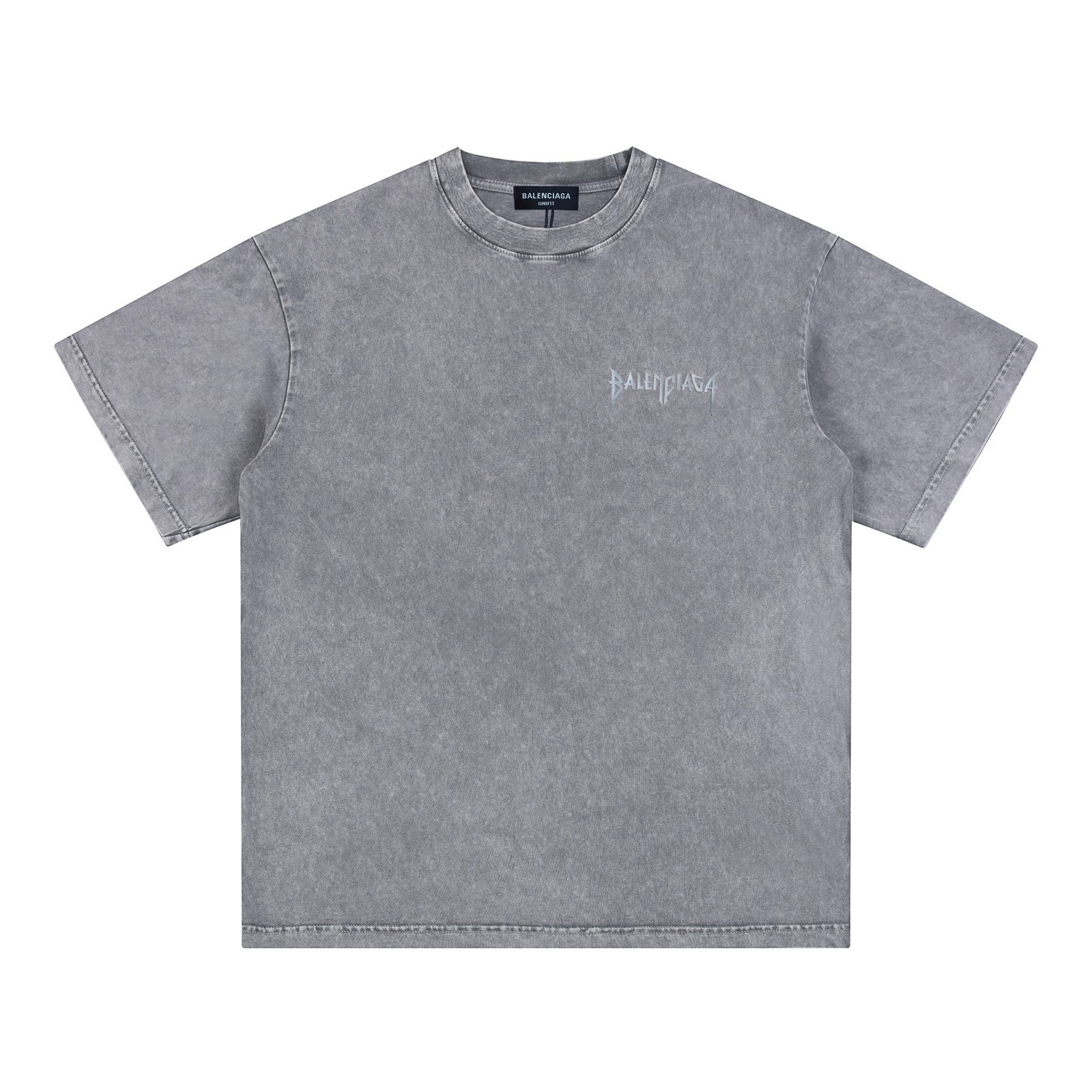 Balenciaga thick-board letter graphic T-shirt 112808 - Image 2
