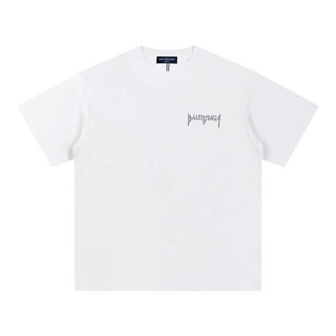 Balenciaga thick-board letter graphic T-shirt 112808 - Image 3
