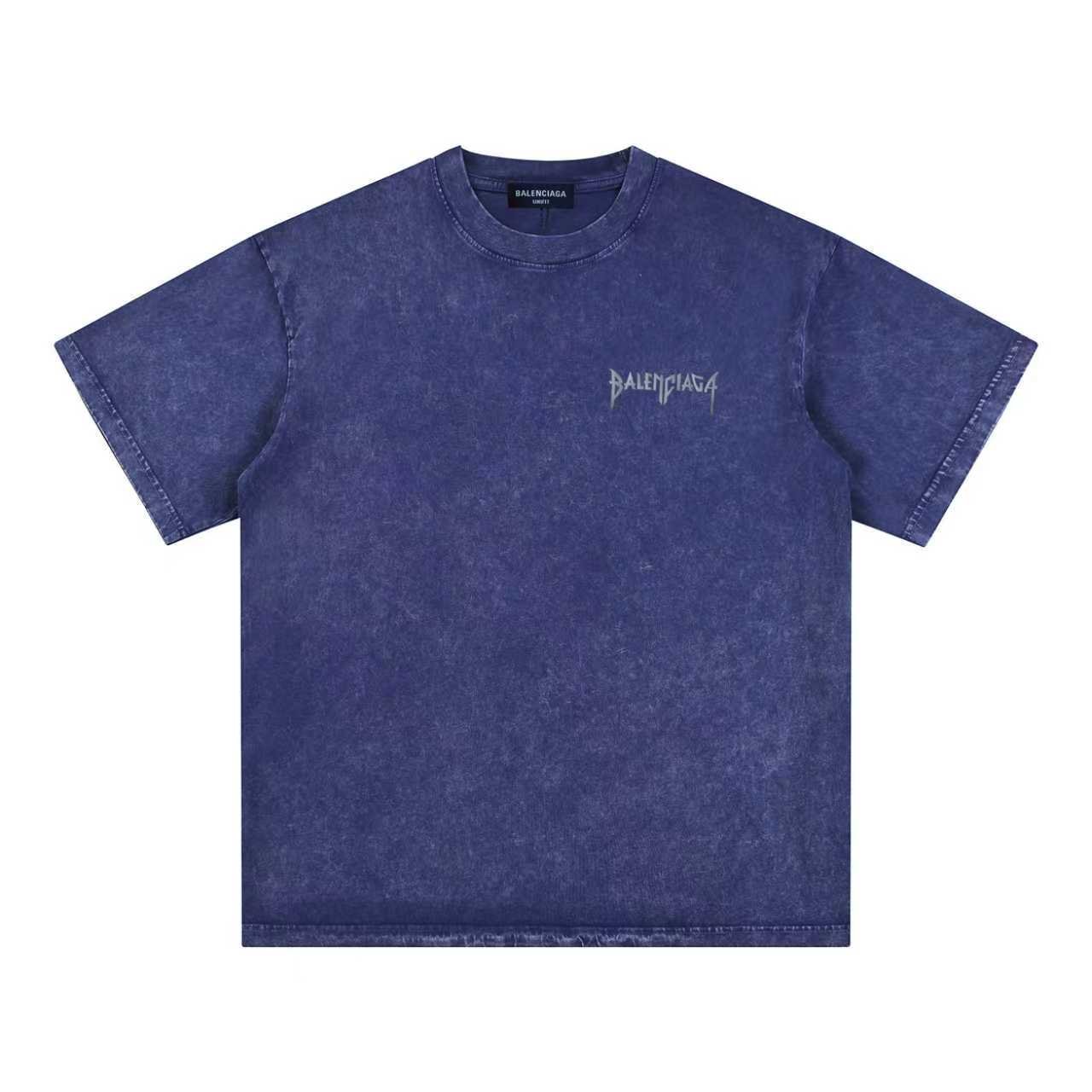 Balenciaga thick-board letter graphic T-shirt 112808 - Image 4