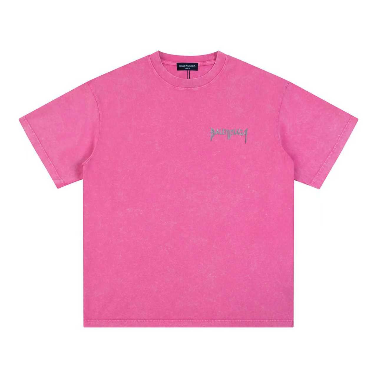 Balenciaga thick-board letter graphic T-shirt 112808 - Image 5