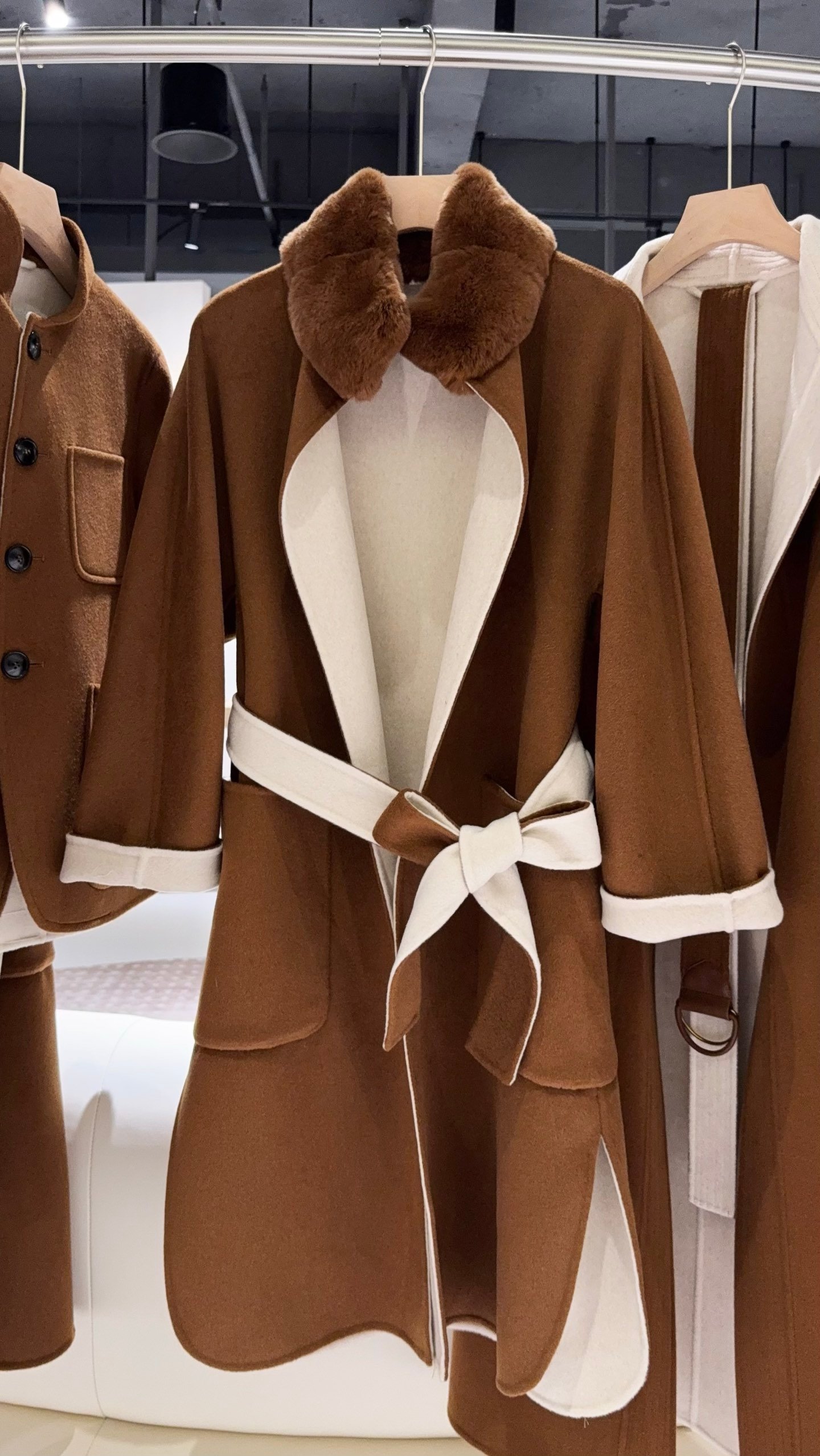 Loro Piana cashmere and wool overcoat D112902
